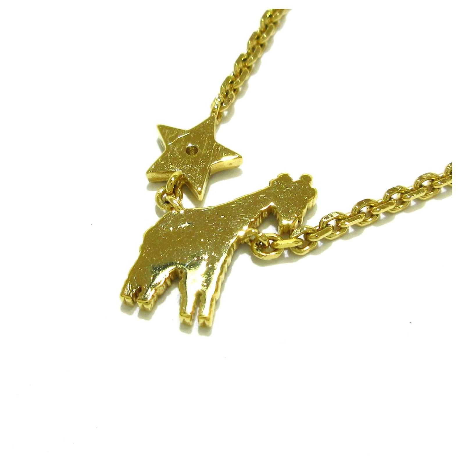 Christian Louboutin Necklace Golden Metal ref.346116 Joli Closet