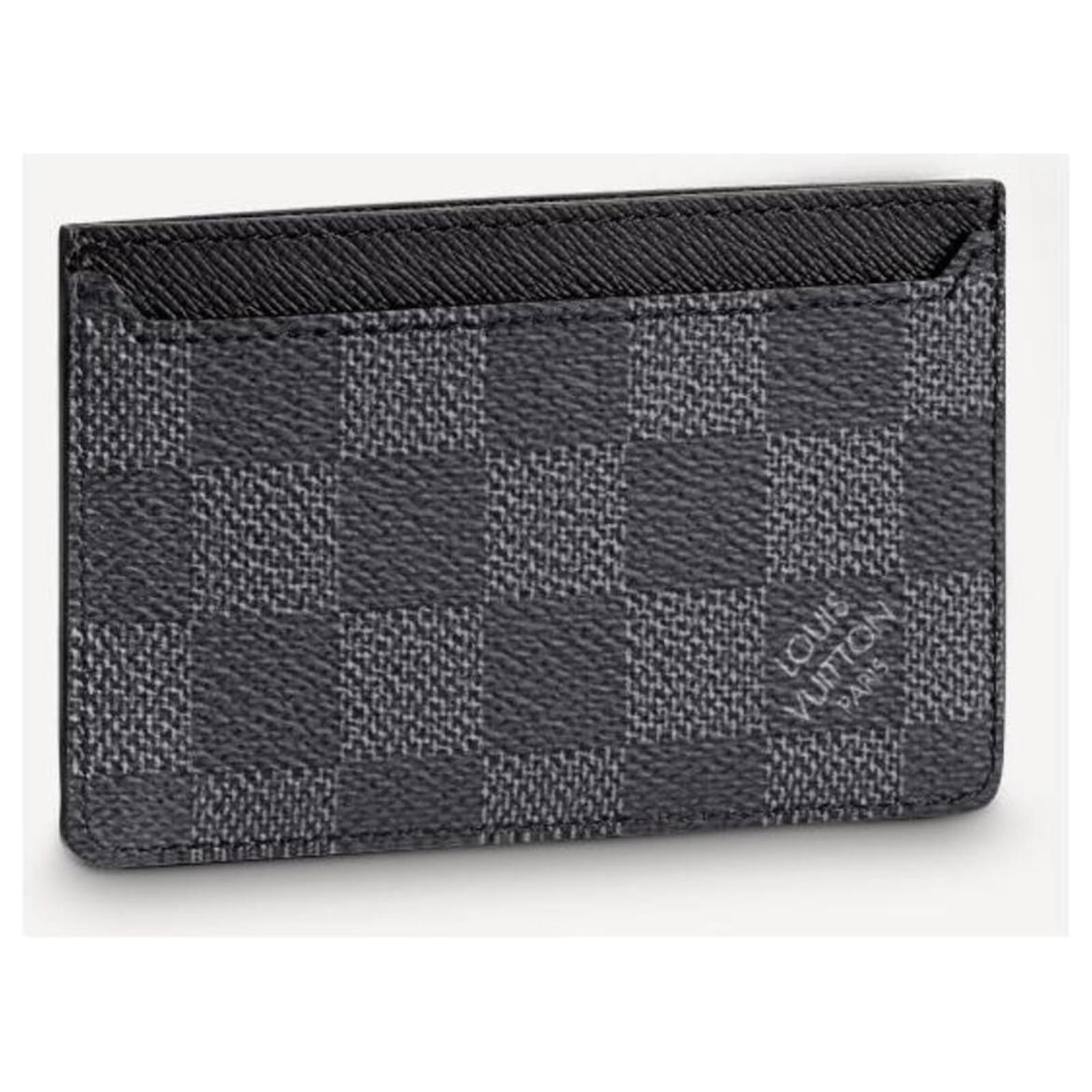 Louis Vuitton LV coin card holder new Grey Leather ref.276732 - Joli Closet