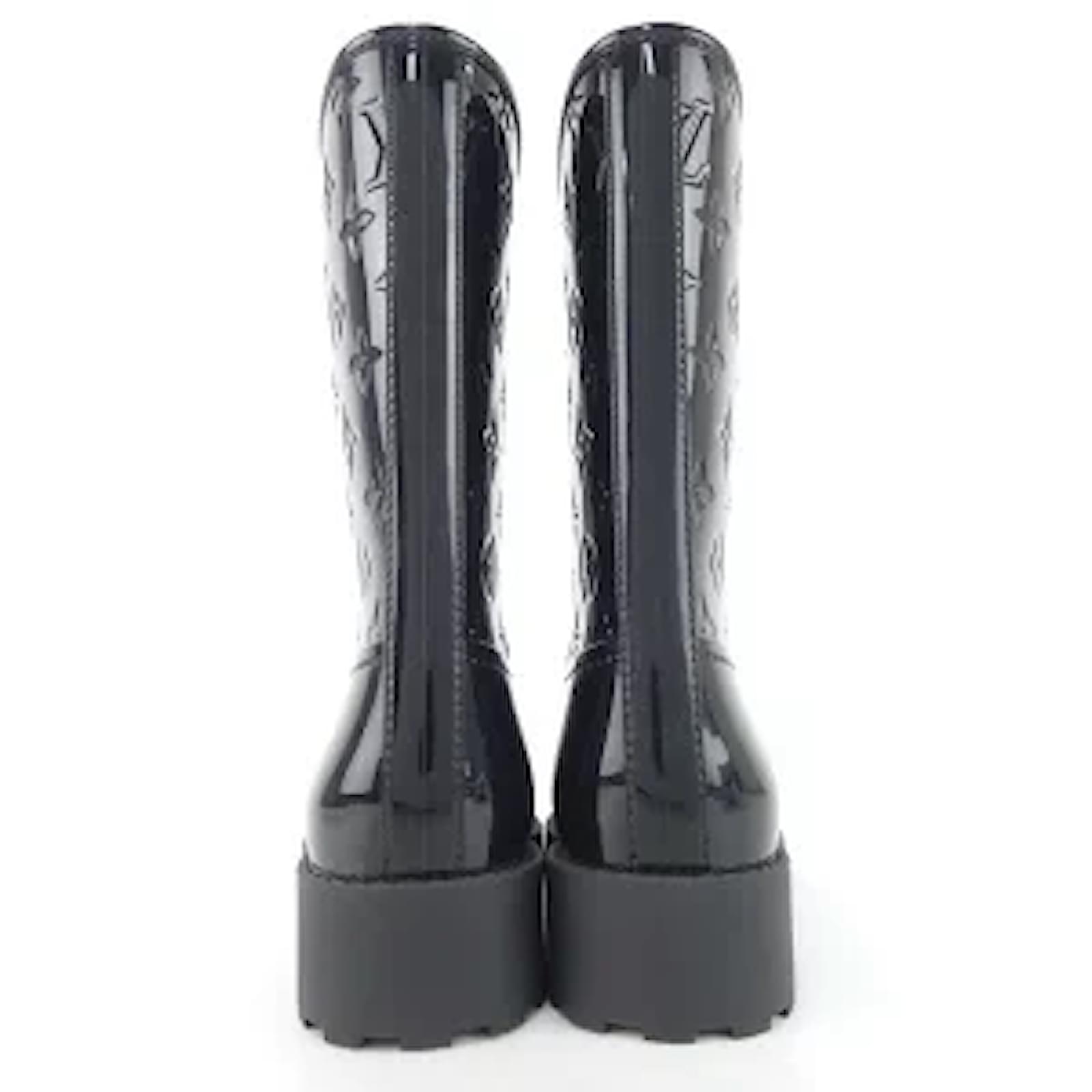 Louis Vuitton LOUIS VUITTON boots [used] Black Leather ref.347995 - Joli  Closet