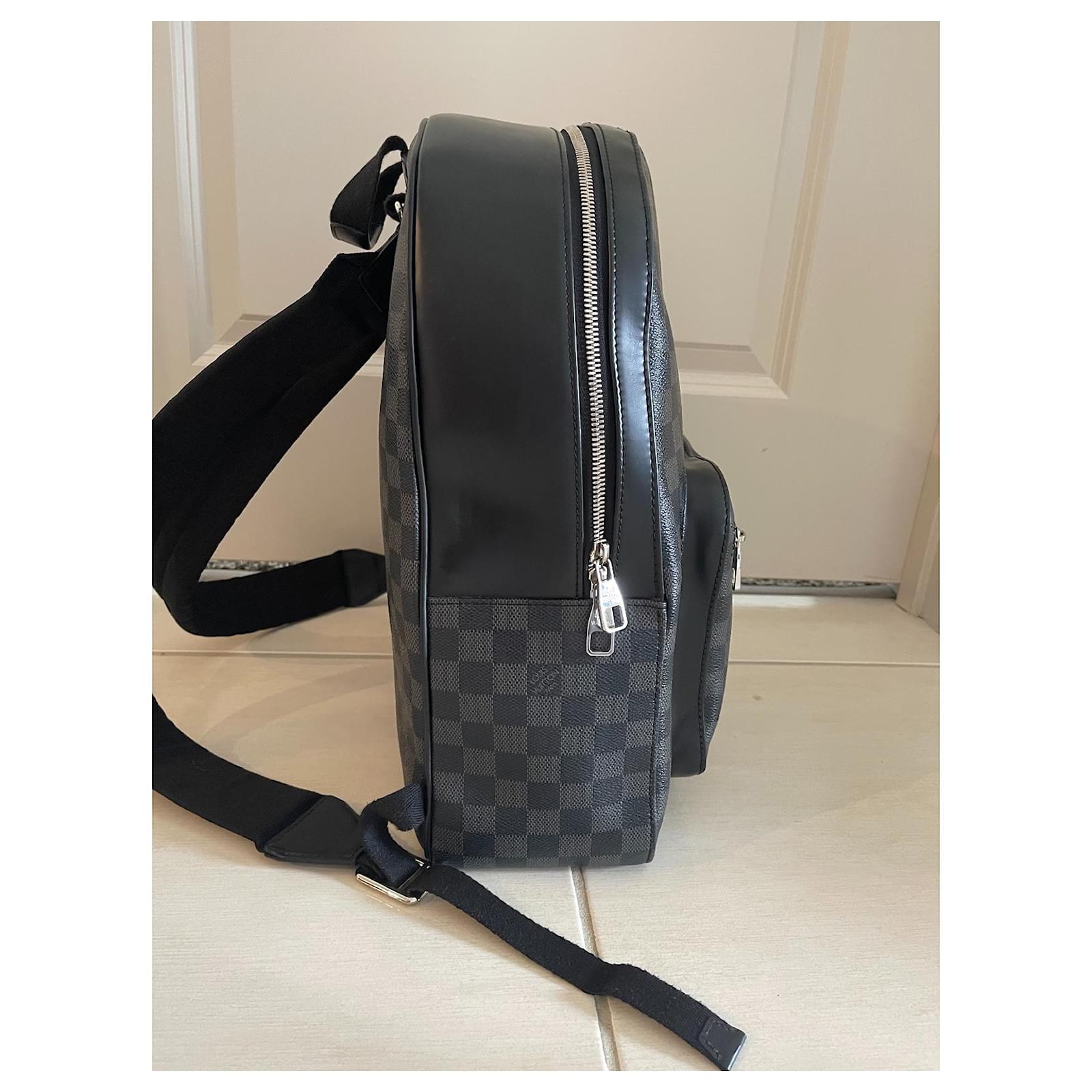 Louis vuitton josh backpack damier graphite Black Cloth ref.348231 - Joli  Closet