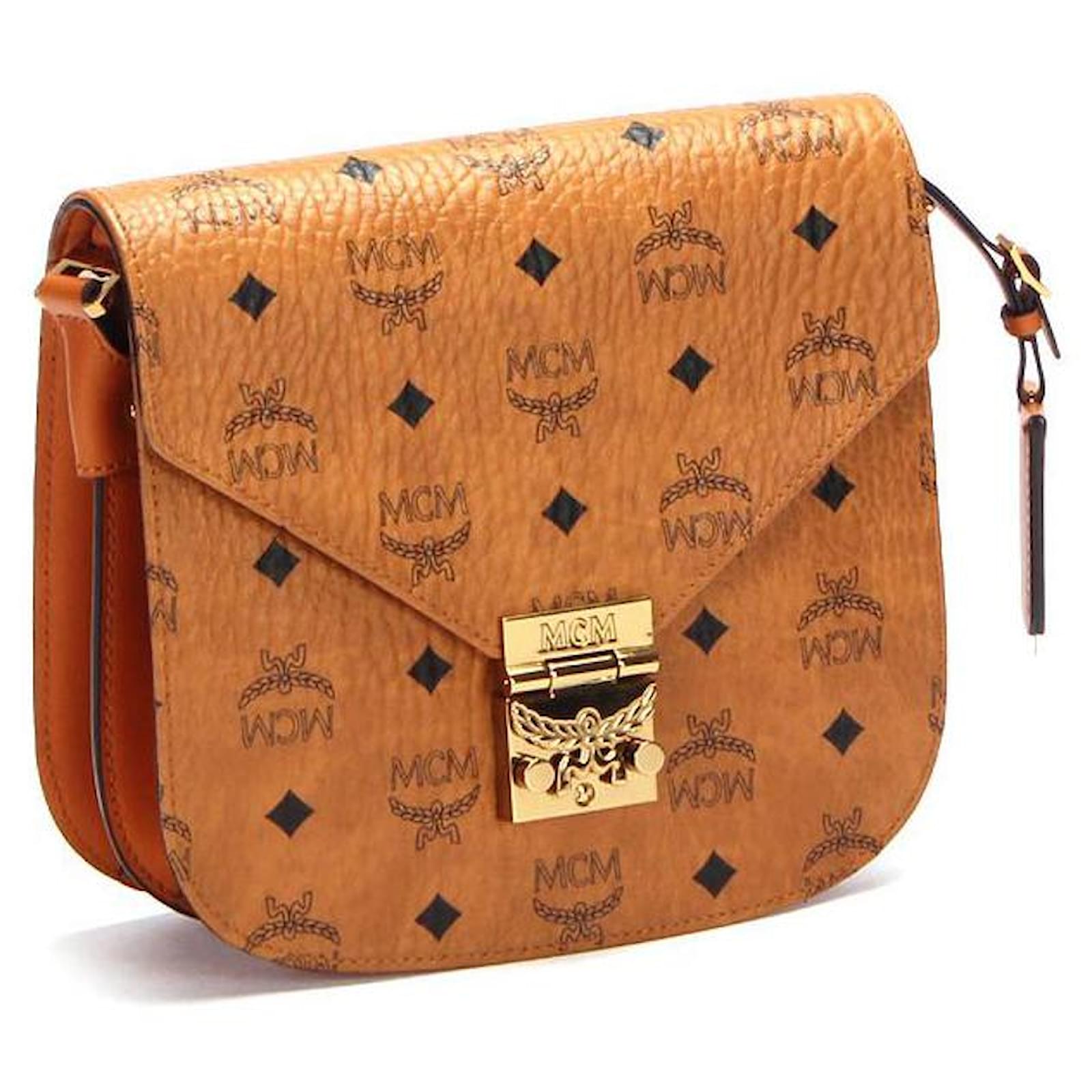 MCM Vintage Hand Bag Brown Leather ref.170281 - Joli Closet