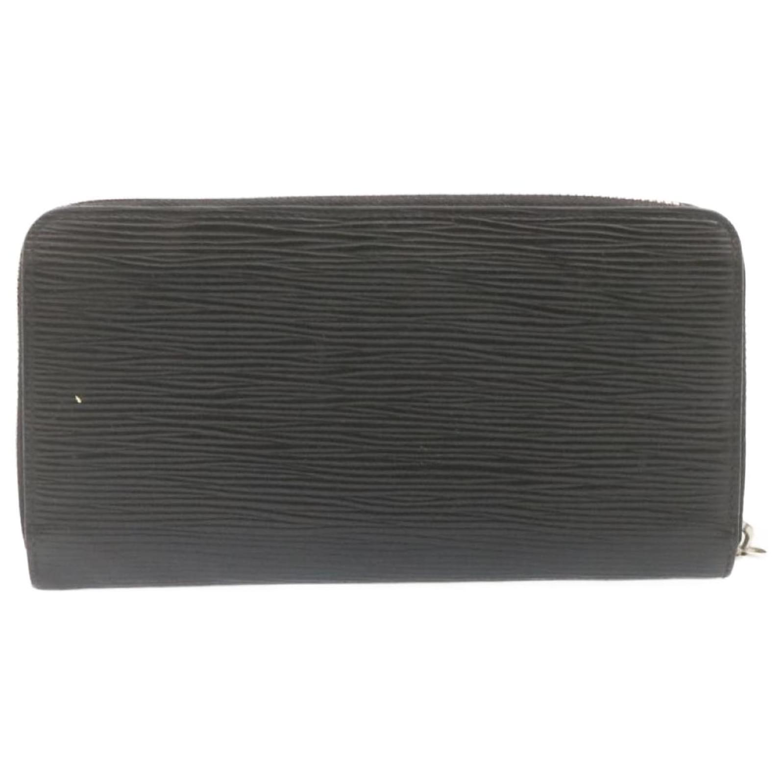 Louis Vuitton Zippy Wallet Black Leather ref.348501 - Joli Closet