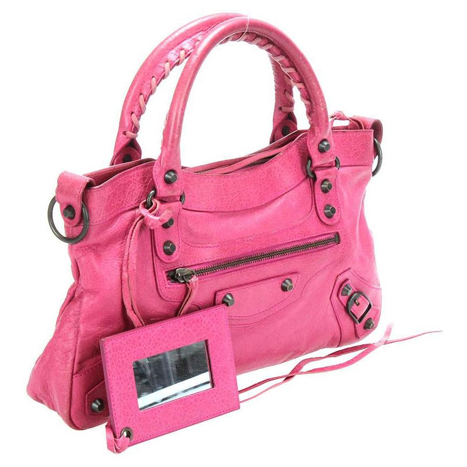 極美　BALENCIAGA THE FIRST 2WAY BAG 103208 Balenciaga the first 2 Way Shoulder Bag 103208 in Green
