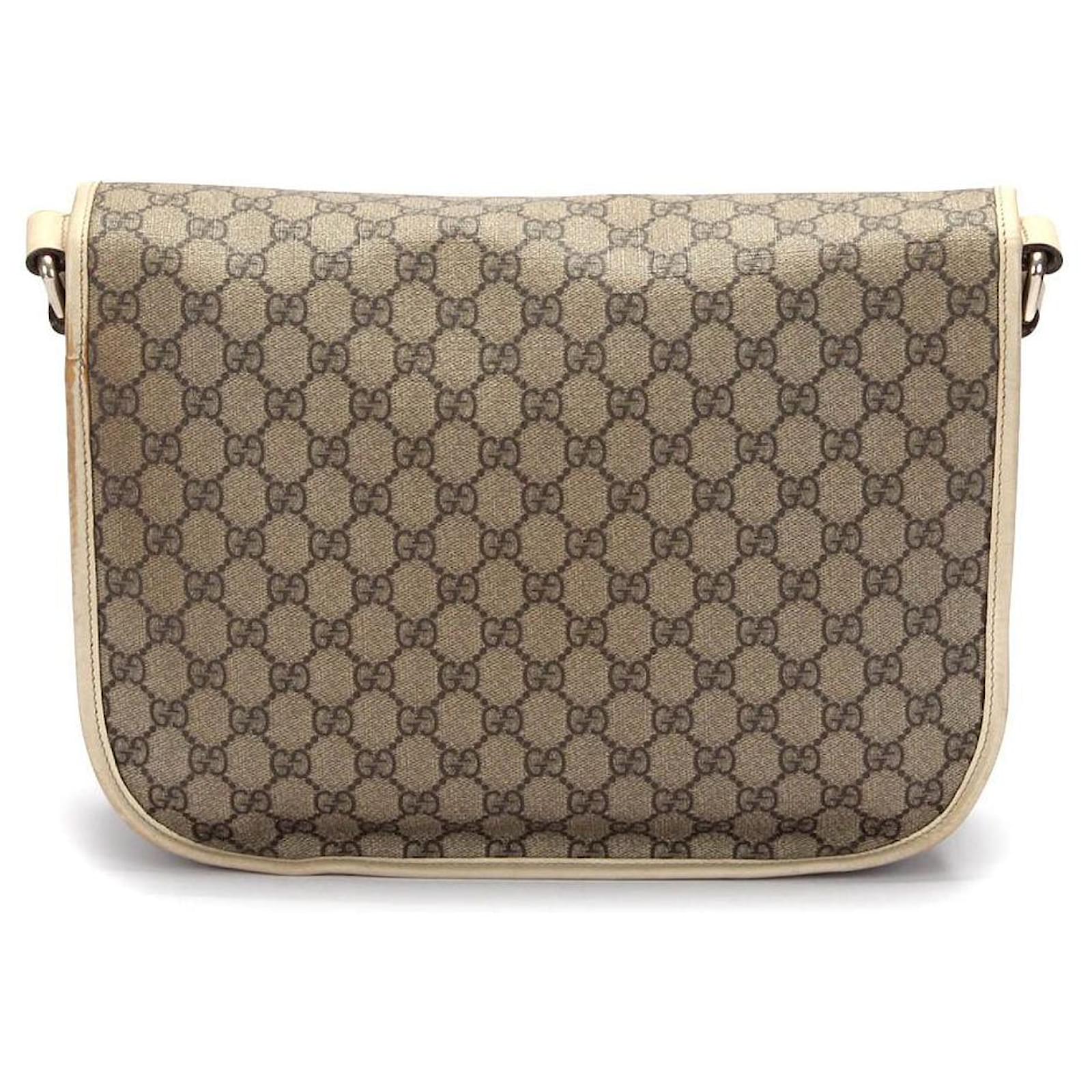 Gucci Messenger Bag Beige Man Fabric Original GG Mod. 449172 KY9KN 9886  Cotton ref.885240 - Joli Closet