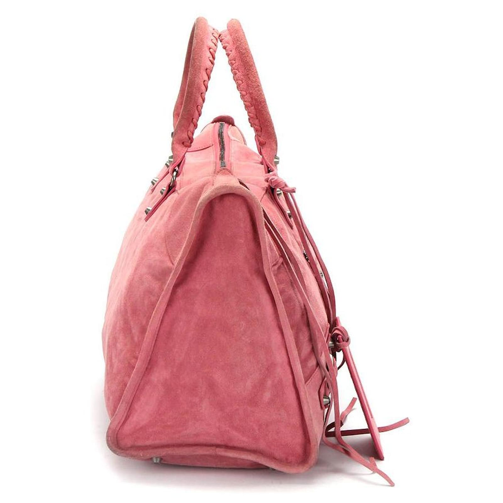 Balenciaga The Work Hand Bag 132110 in pink Leather ref.JC349459