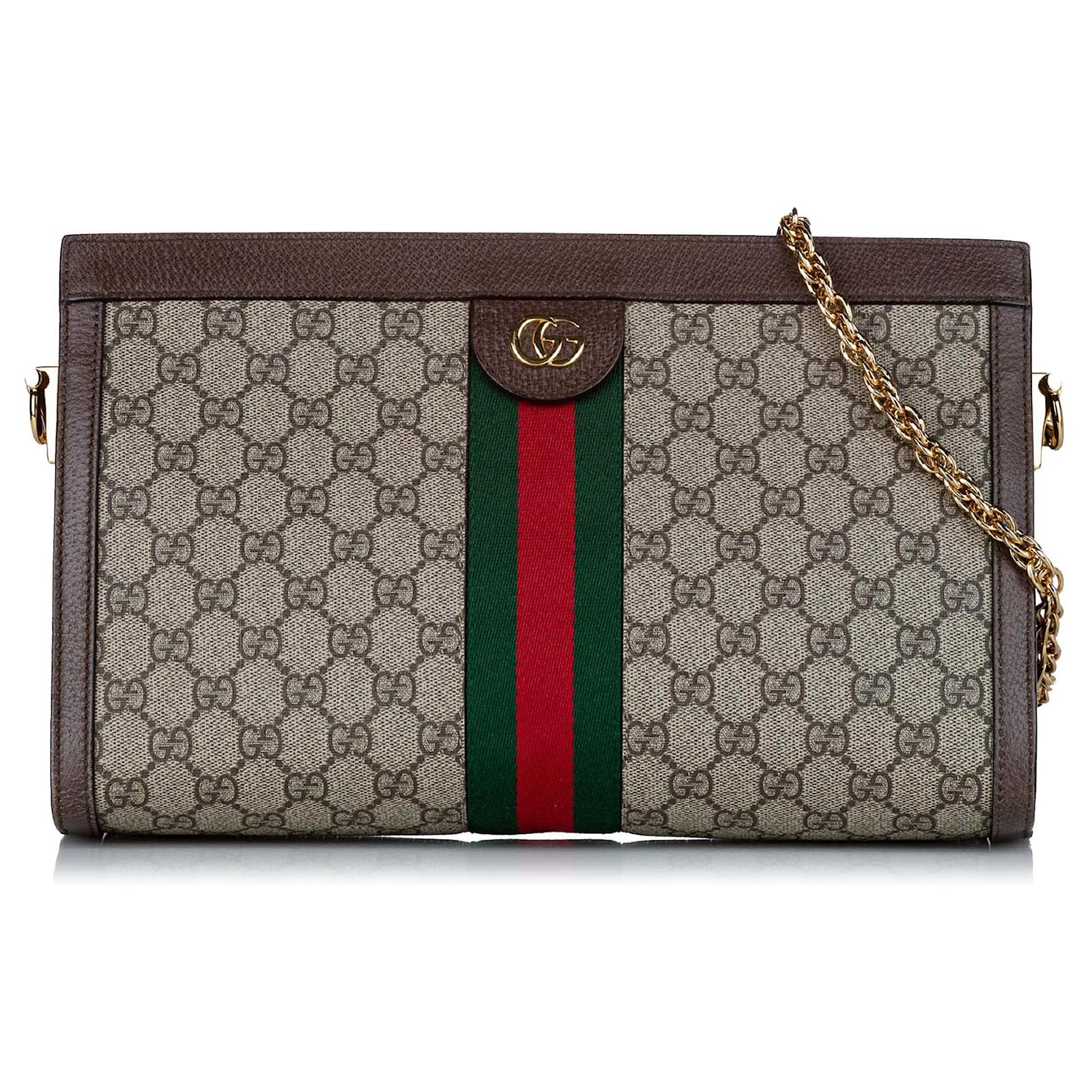 【GUCCI/グッチ】ショルダーバッグ ブラウン グッチ ブロンディ〕スモール ショルダーバッグブラウン レザー