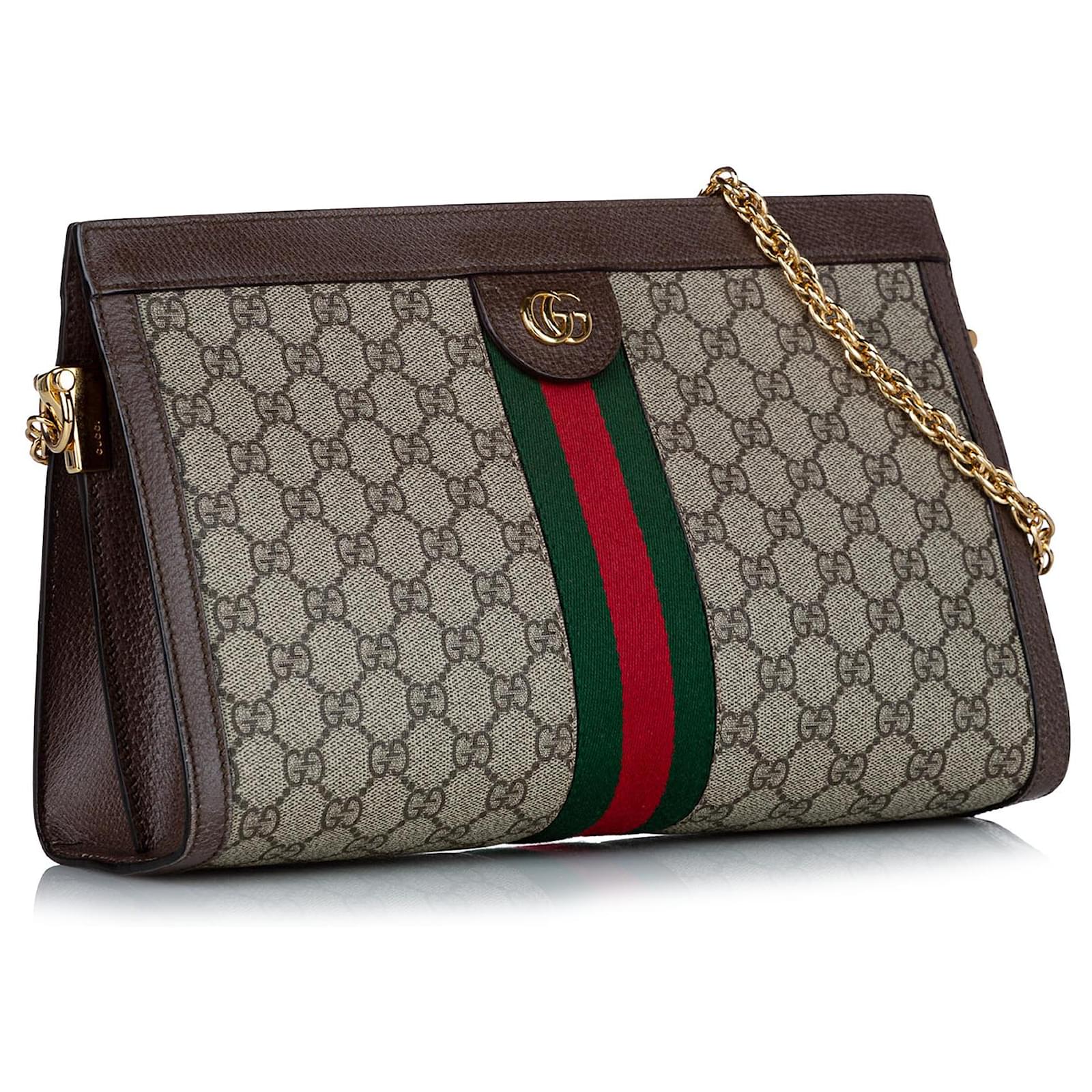 Gucci Brown GG Supreme Ophidia Crossbody Bag Multiple colors