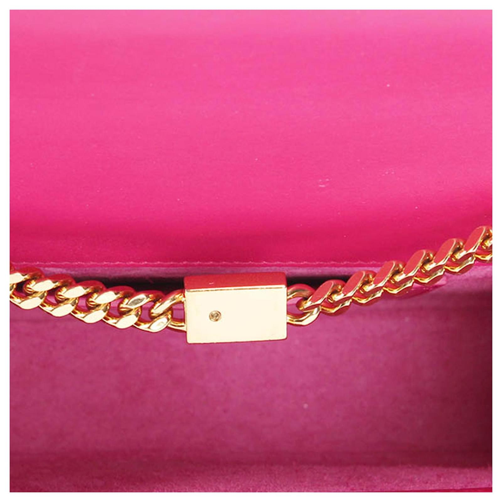 Yves Saint Laurent YSL Pink Kate Crossbody Bag Leather Pony
