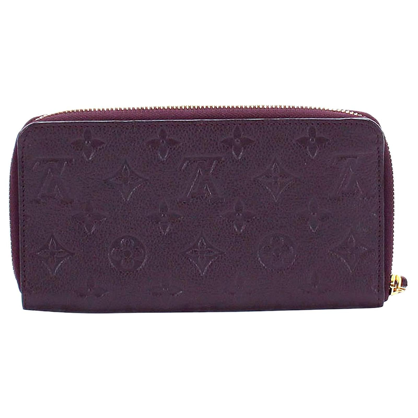 Louis Vuitton Purple Monogram Empreinte Zippy Wallet Leather Pony-style  calfskin ref.350423 - Joli Closet