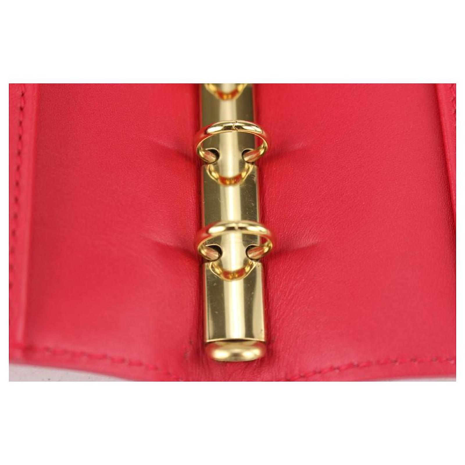 Louis Vuitton Red Kusama Vernis Infinity Dot Pumpkin Small Ring Agenda PM  Leather ref.350847 - Joli Closet