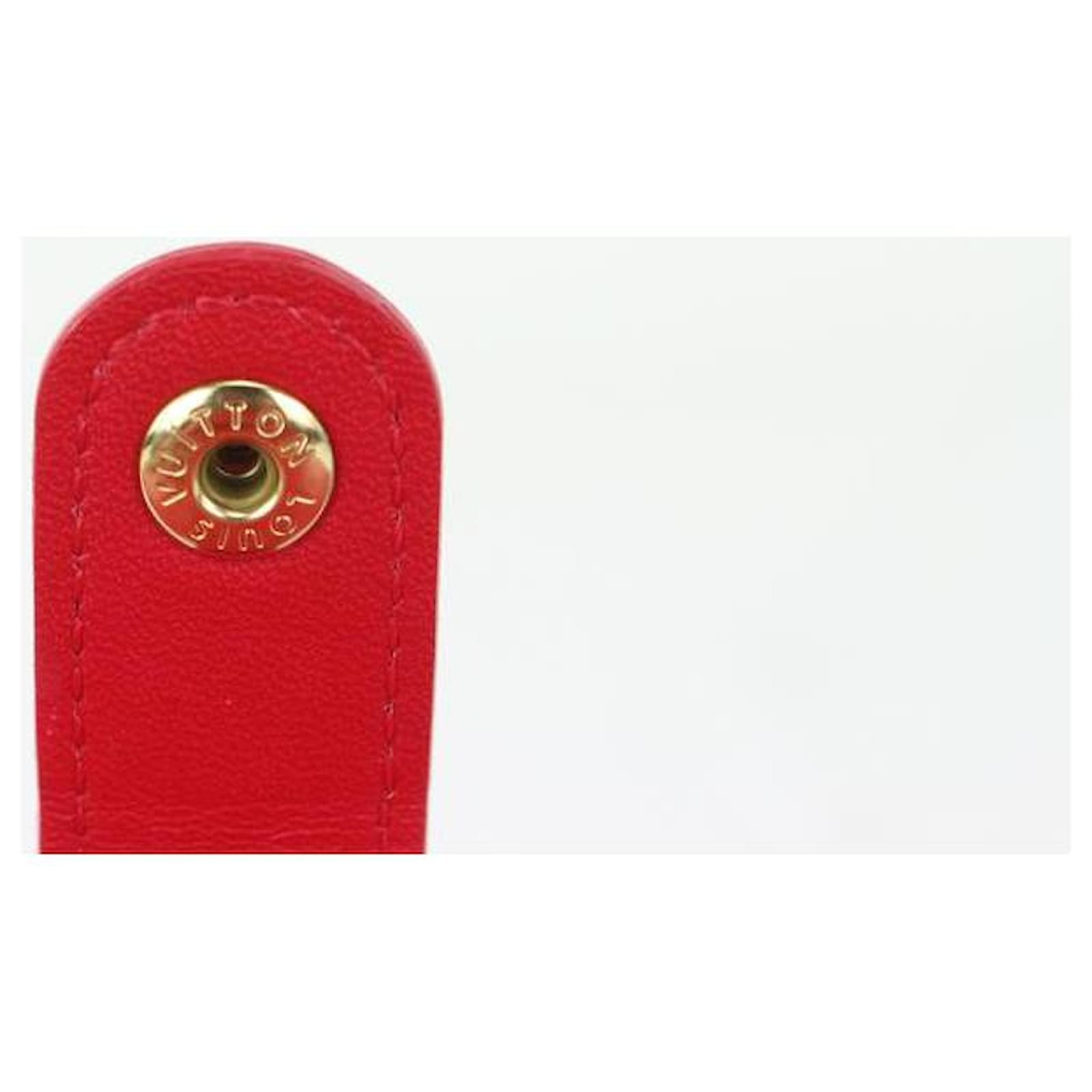 Louis Vuitton Red Kusama Vernis Infinity Dot Pumpkin Small Ring Agenda PM  For Sale at 1stDibs