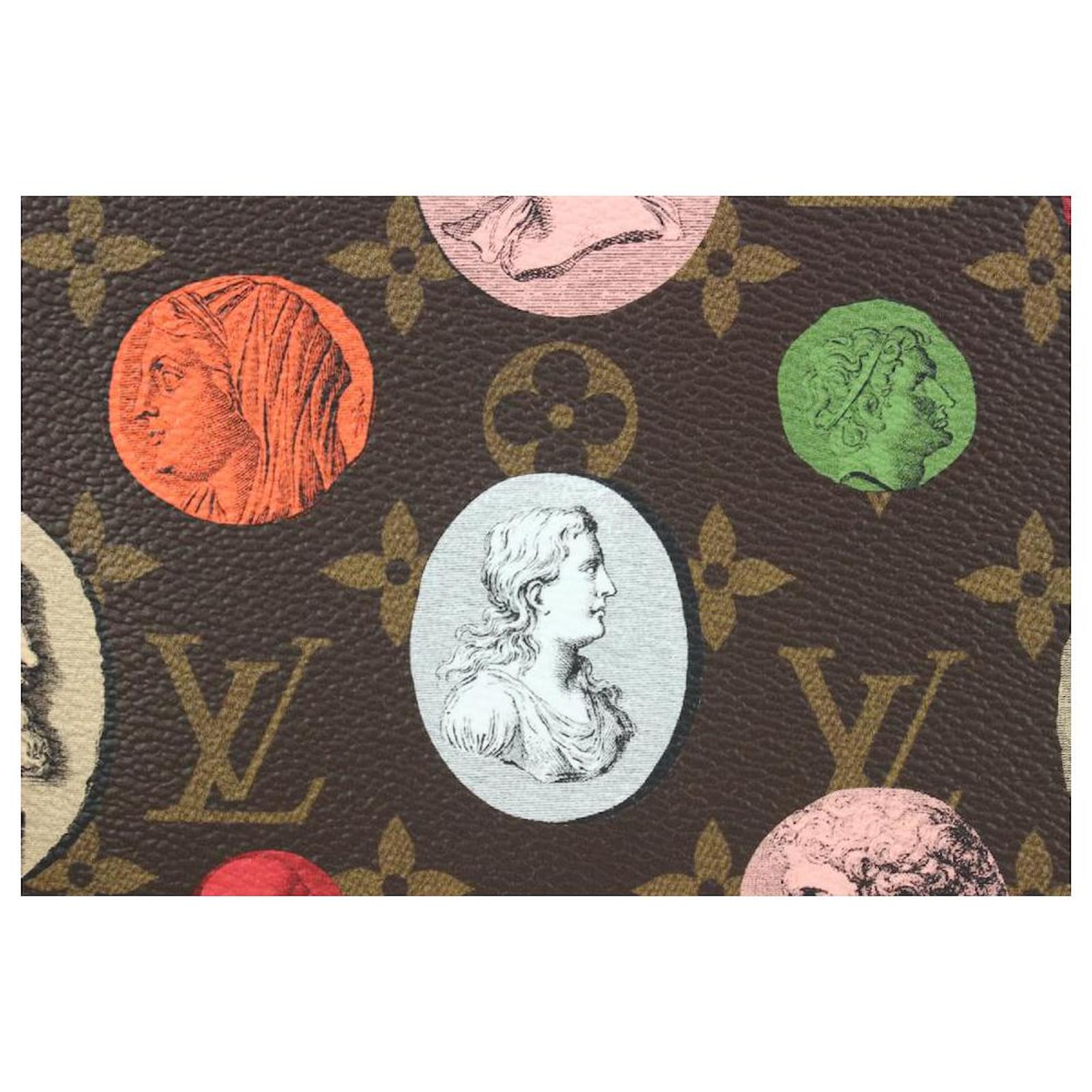 Louis Vuitton Macassar Monogram Multicolor Roman Faces Fornasetti