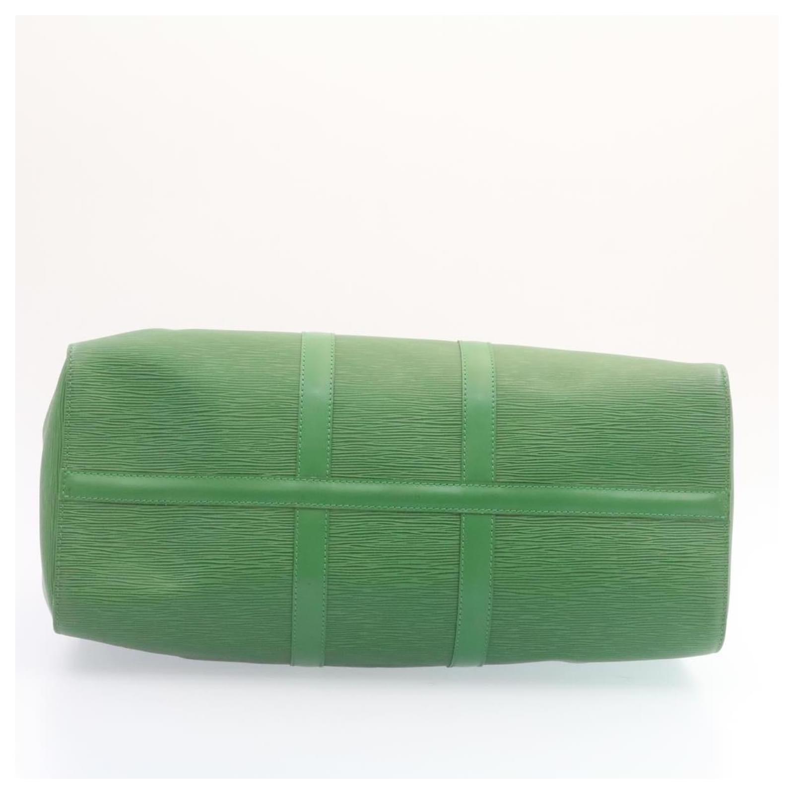 louis vuitton travel bag Green Leather ref.350883 Joli Closet