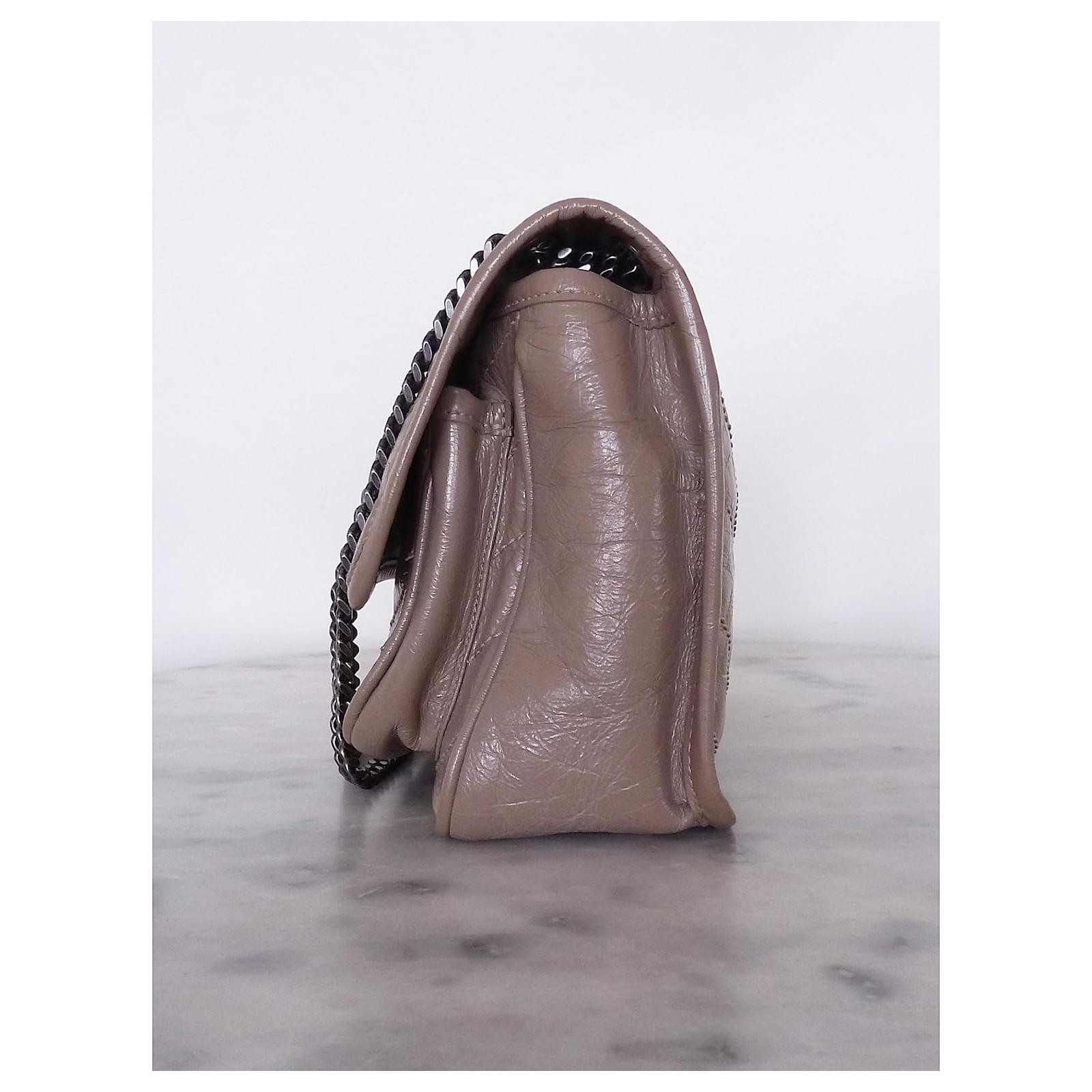 SAINT LAURENT Niki Baby bag Beige Leather ref.351035 - Joli Closet