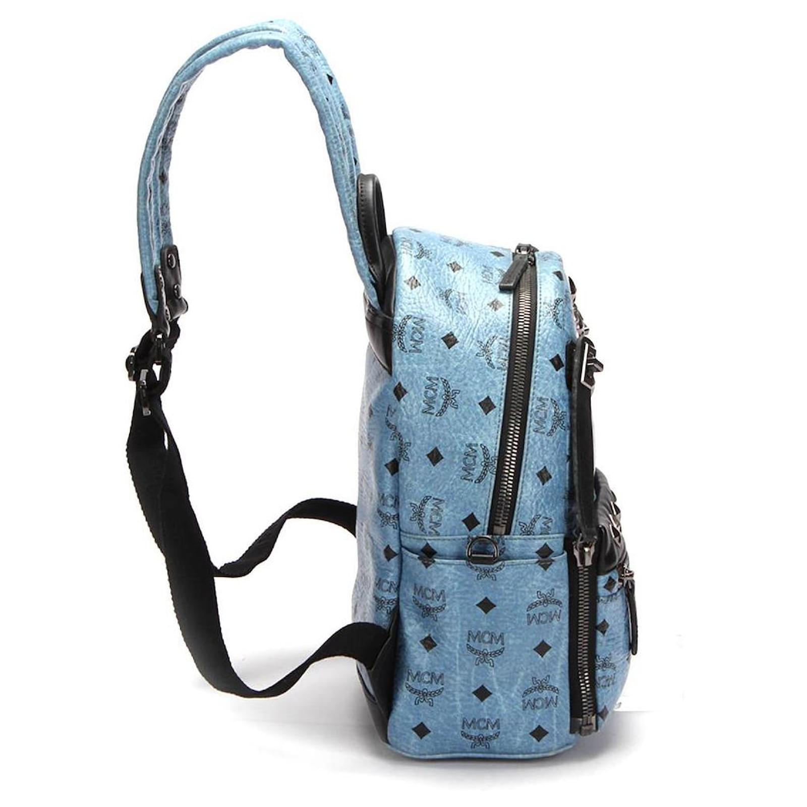 MCM Rucksack Backpack Blue Cloth ref.351304 - Joli Closet