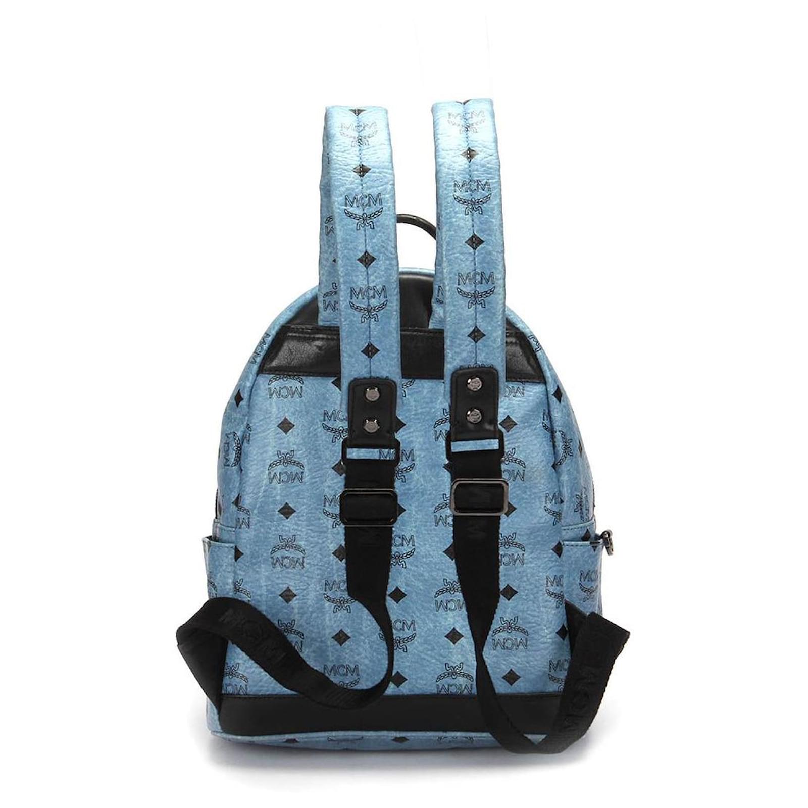 MCM Rucksack Backpack Blue Cloth ref.351304 - Joli Closet
