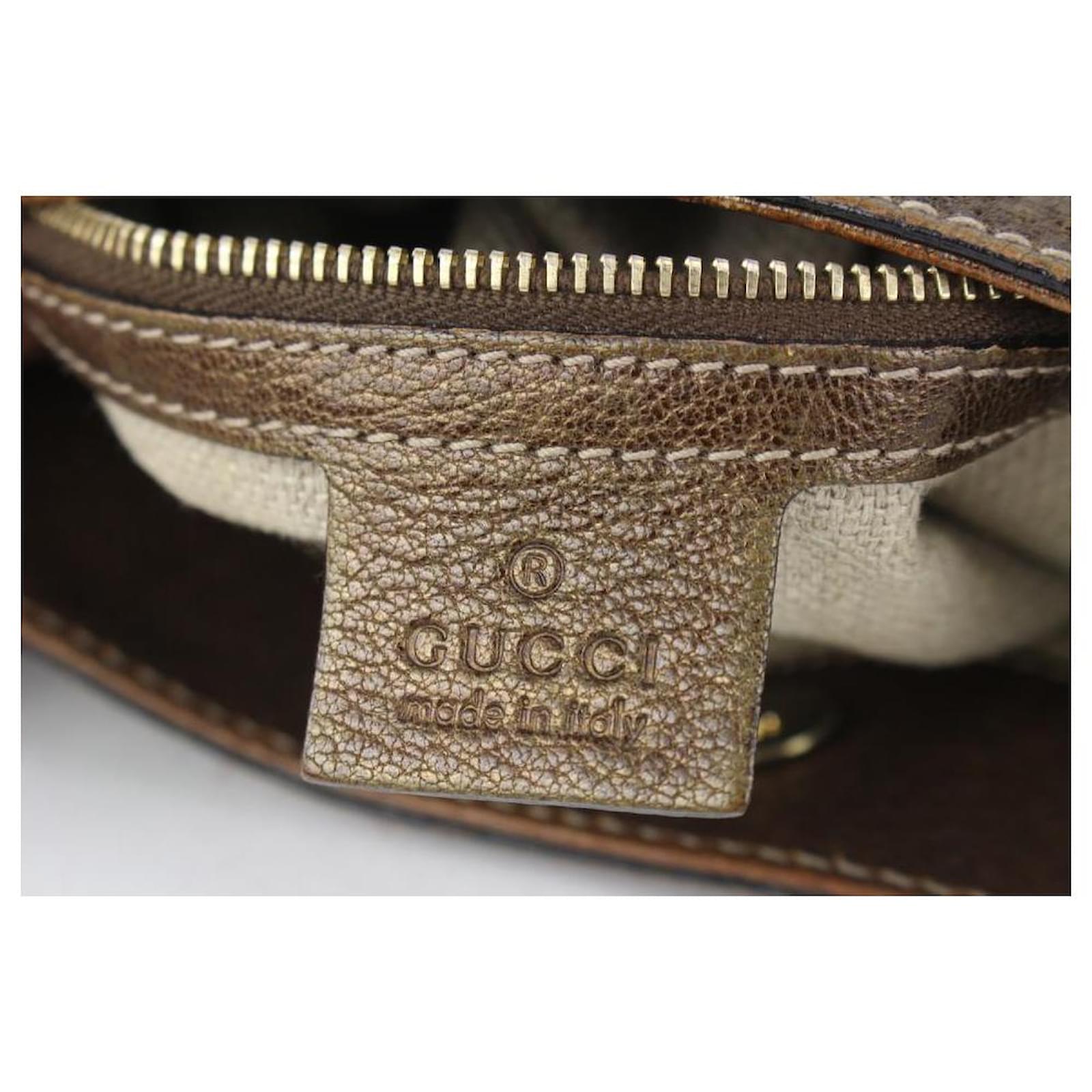 Gucci Capri Ranch Kid Web Chain Hobo Shoulder Bag