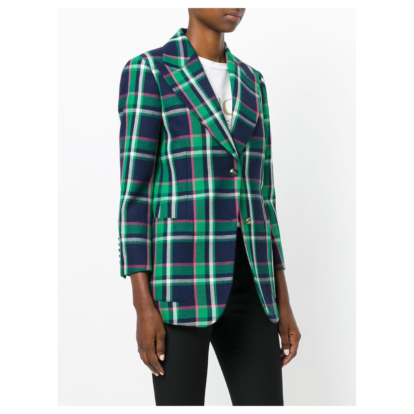 gucci plaid jacket