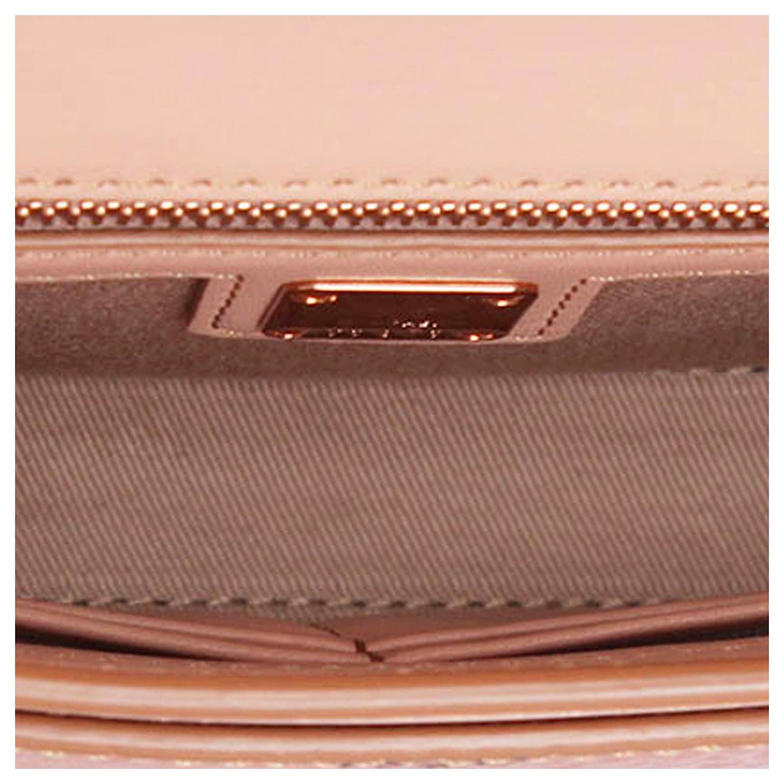 MCM Pink Visetos Millie Flap Leather Crossbody Bag Pony-style calfskin  ref.296972 - Joli Closet