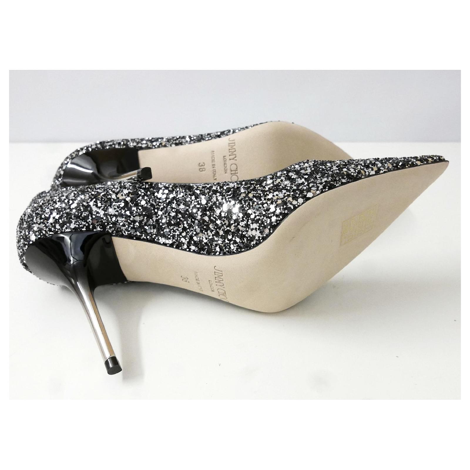 JIMMY CHOO agnes グリッター パンプス Gold Glitter Pointed-Toe Pumps | AGNES | Jimmy Choo