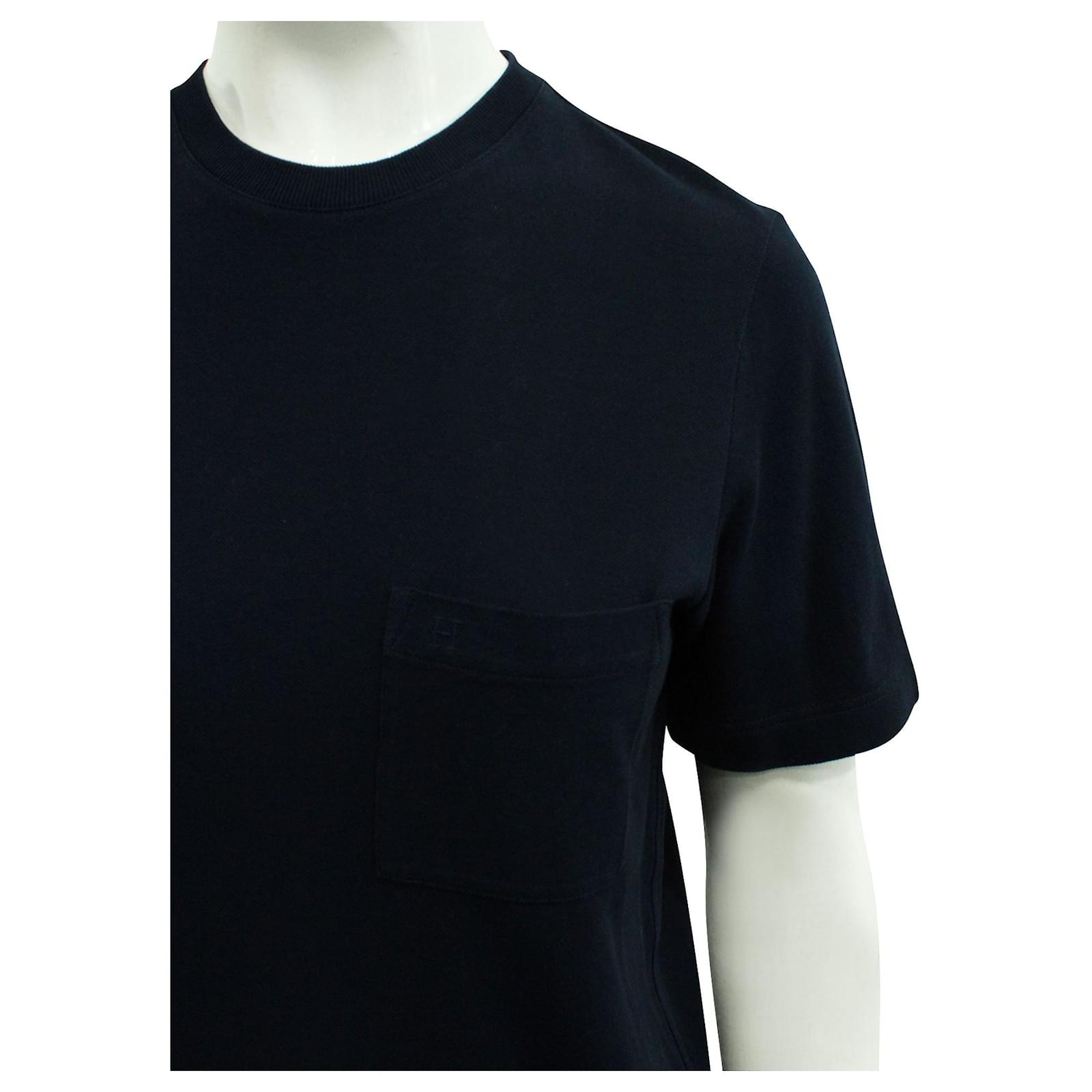 H embroidered T-shirt