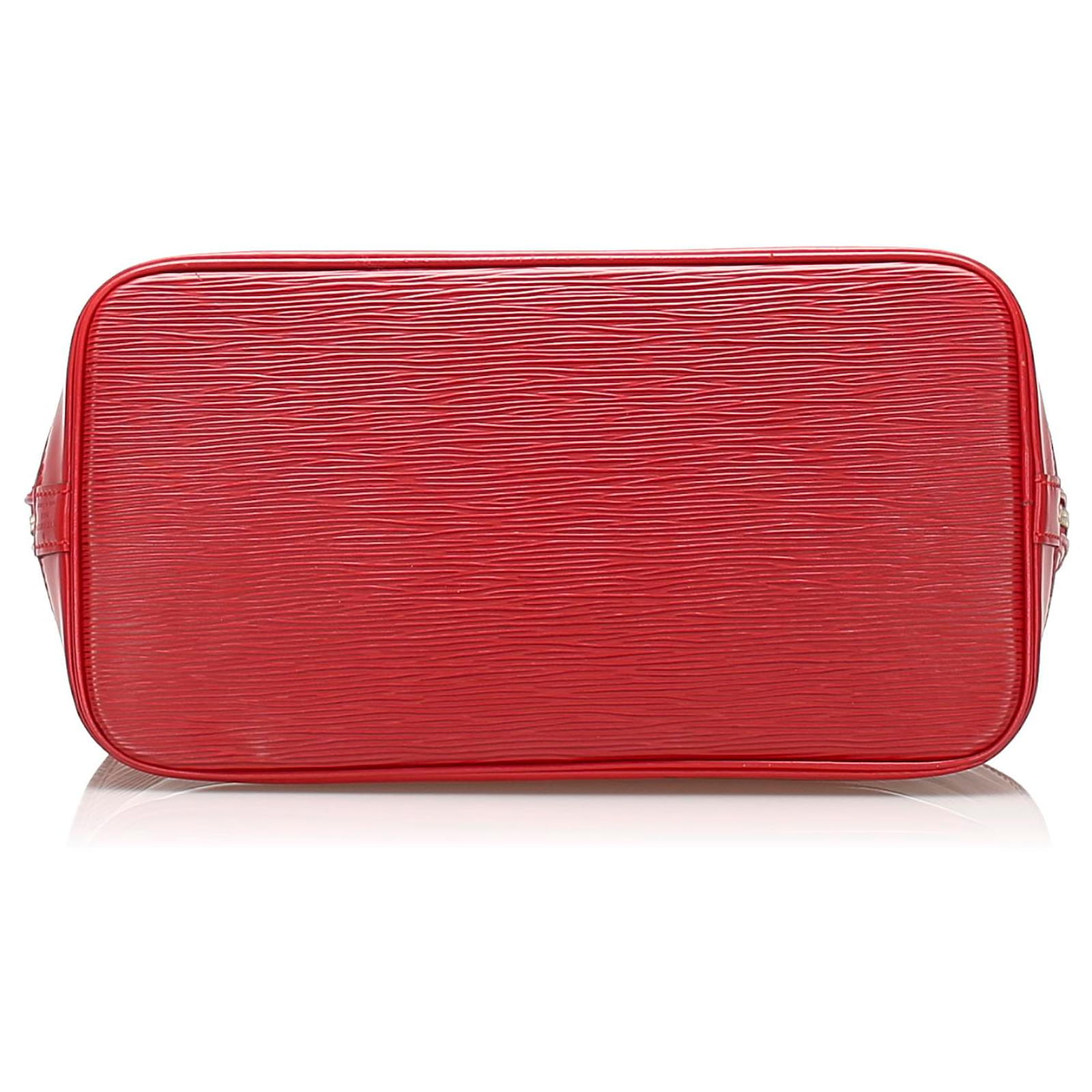 Louis Vuitton Red Epi Alma PM Leather ref.352635 - Joli Closet