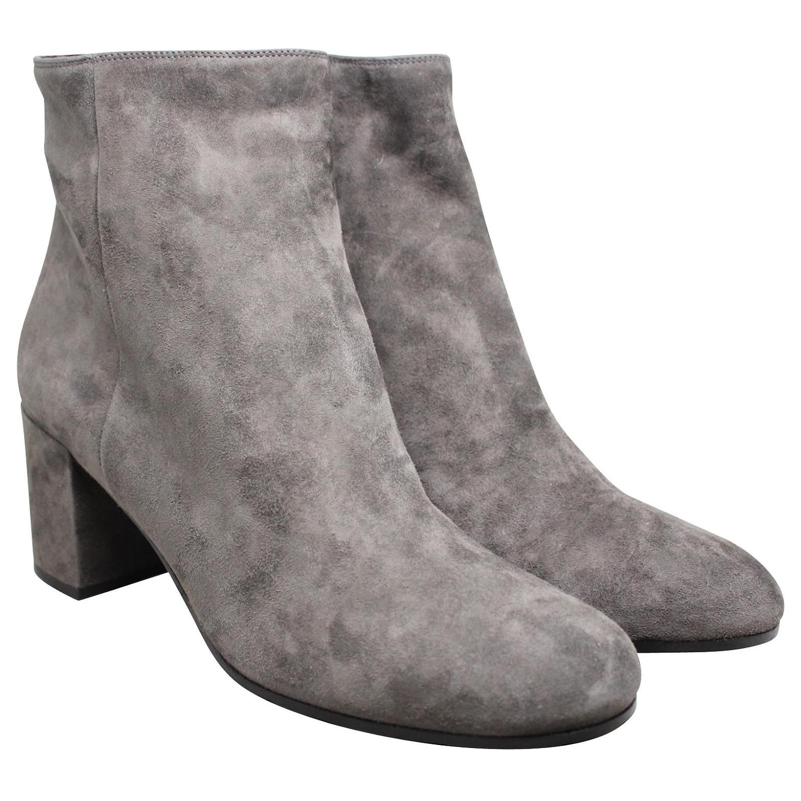 vince grey booties