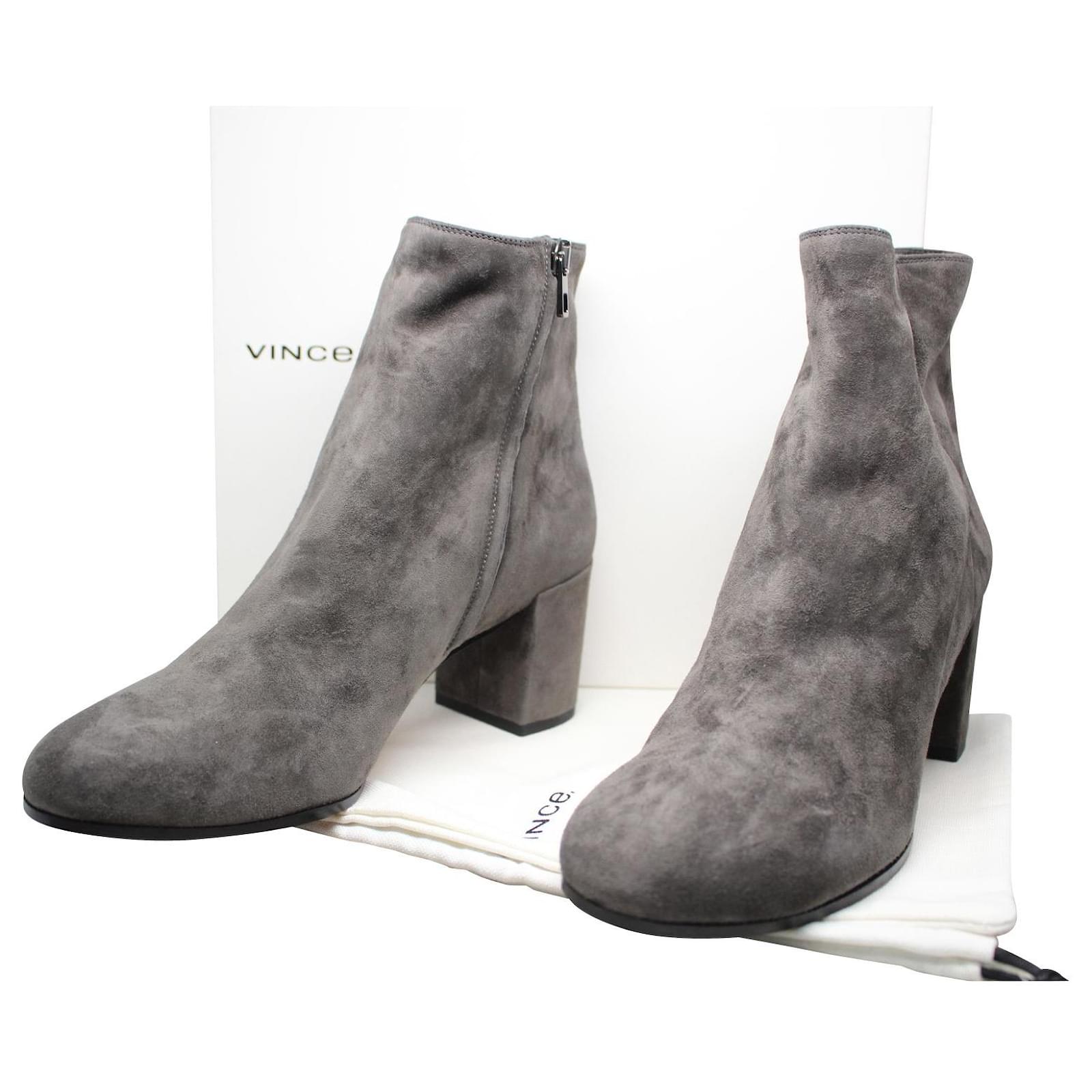 vince grey booties