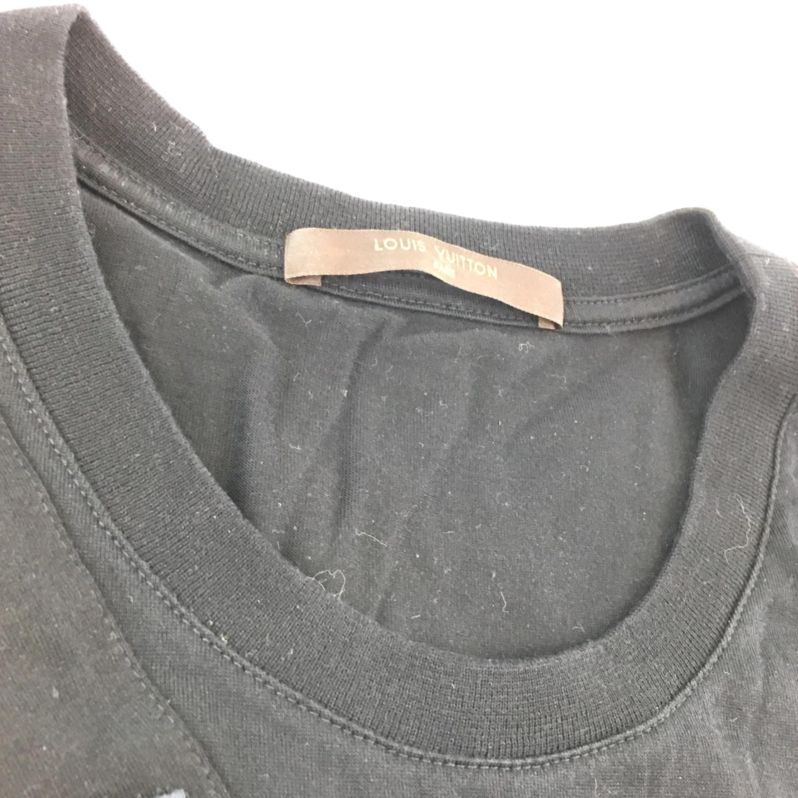 Louis Vuitton Black XXL Fragment Bolt Men Tee Shirt ref.354974