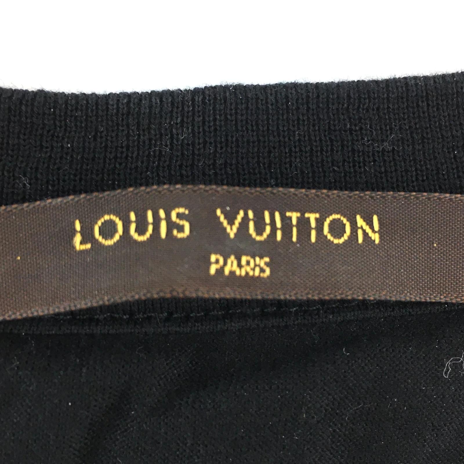 Louis Vuitton Black XXL Fragment Bolt Men Tee Shirt ref.354974