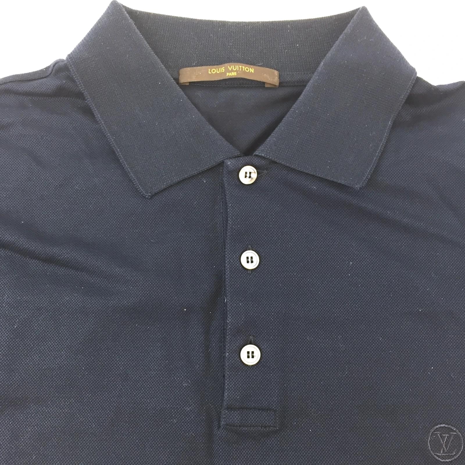 Louis Vuitton Blue Polo Encircled Men Tee Shirt ref.354978 - Joli Closet