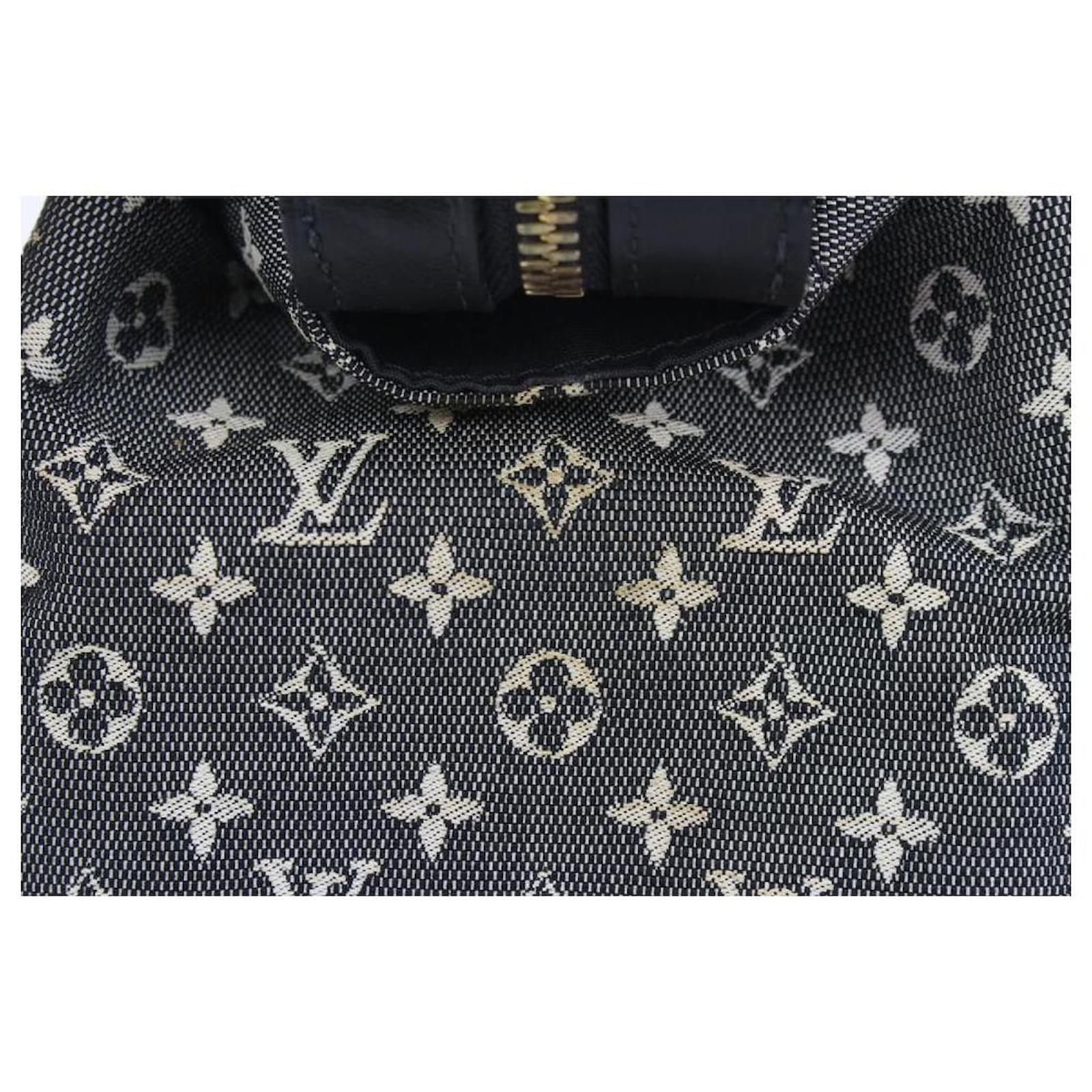 Authentic Louis Vuitton Josephine Speedy Pm Charcoal Black