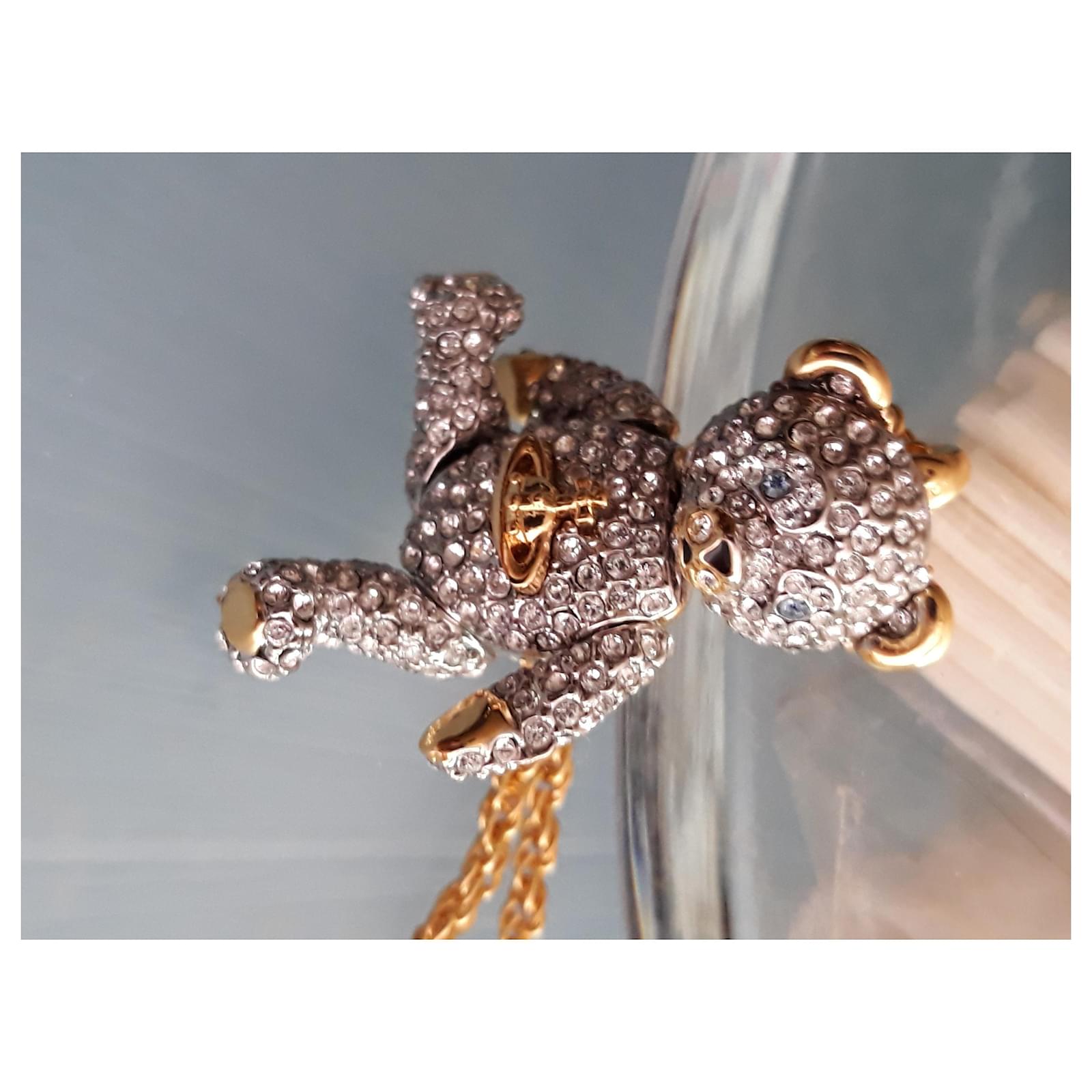 アクセサリー Vivienne Westwood TEDDY NECKLACE Vivienne Westwood Vintage Crystal Teddy Bear Necklace | eBay