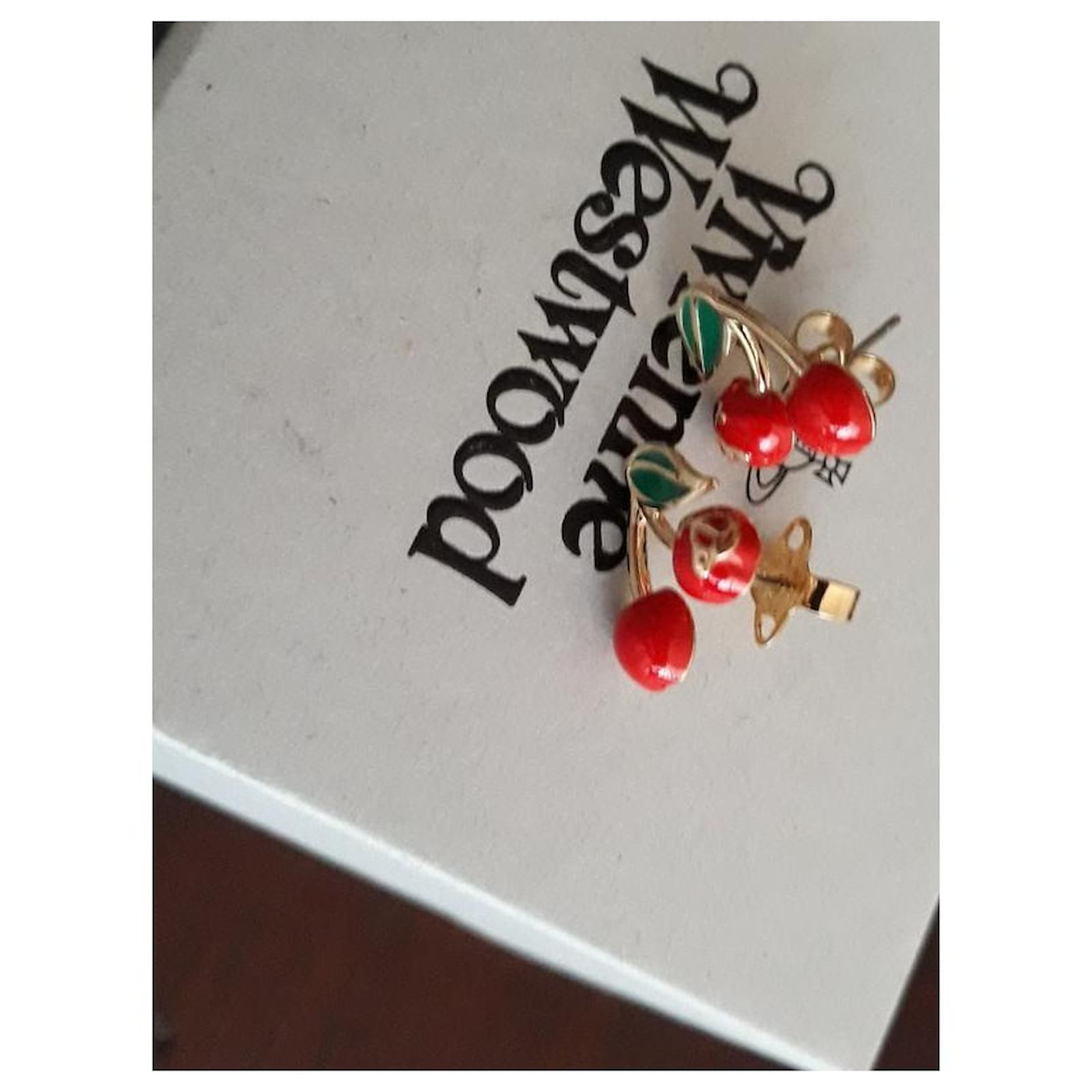 vivienne westwood cherry earrings