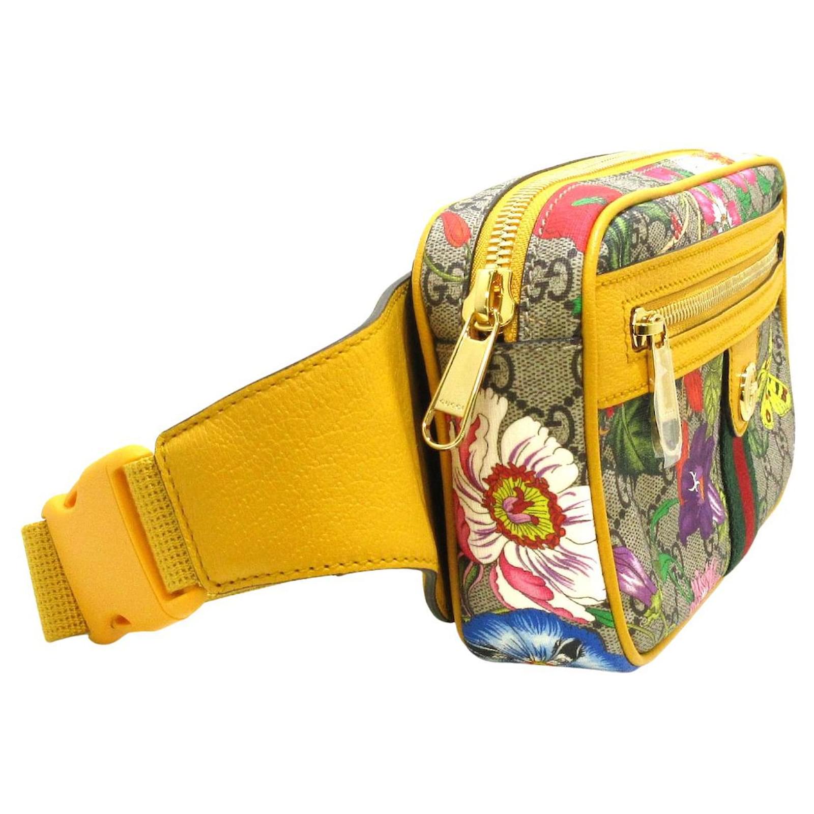Gucci Clutch bag Yellow Cloth ref.355946 - Joli Closet