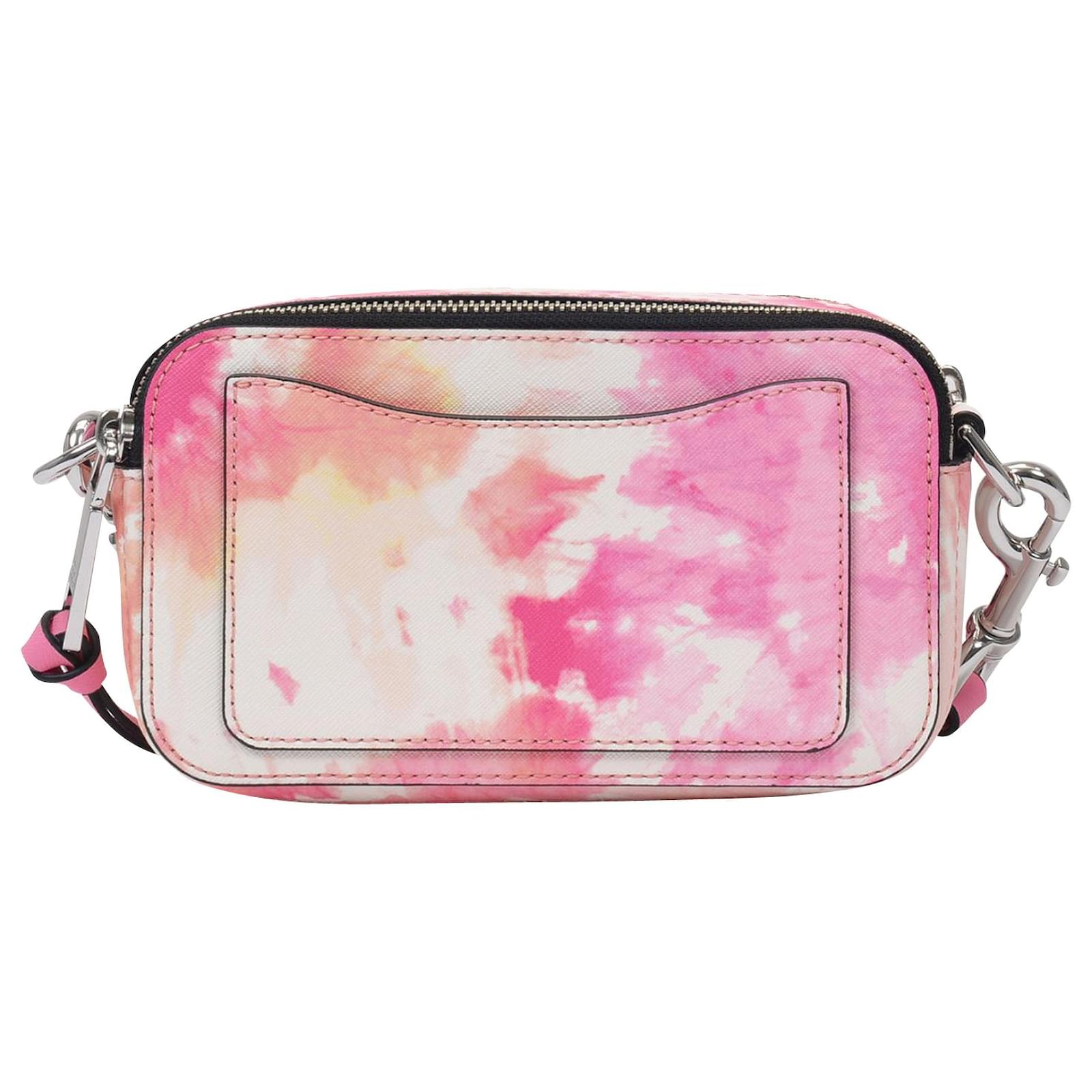 Marc Jacobs Snapshot Bag In Pink Leather and Prints ref.357154