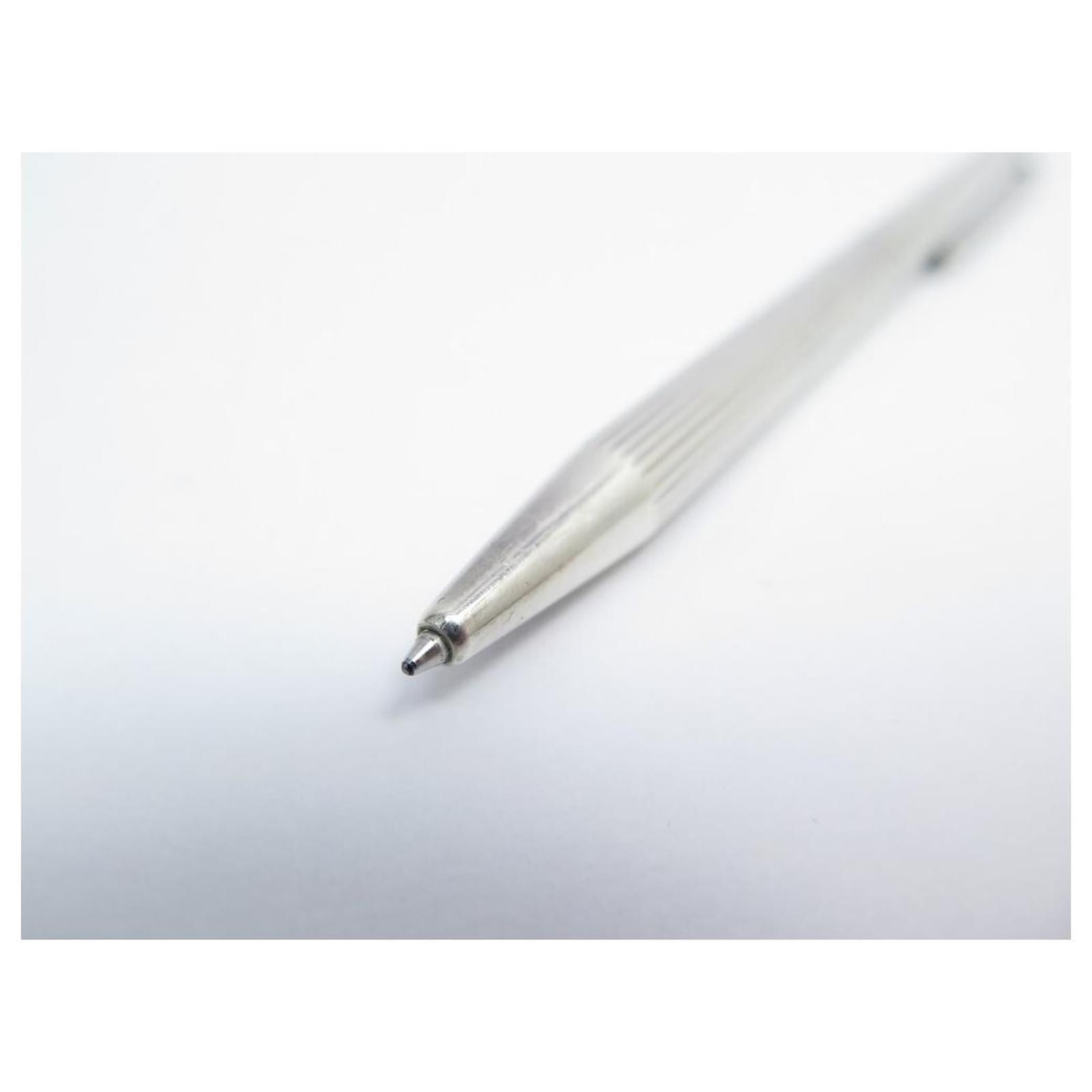 S.T. Dupont Classique Stylo Bille Silver Ballpoint Pen