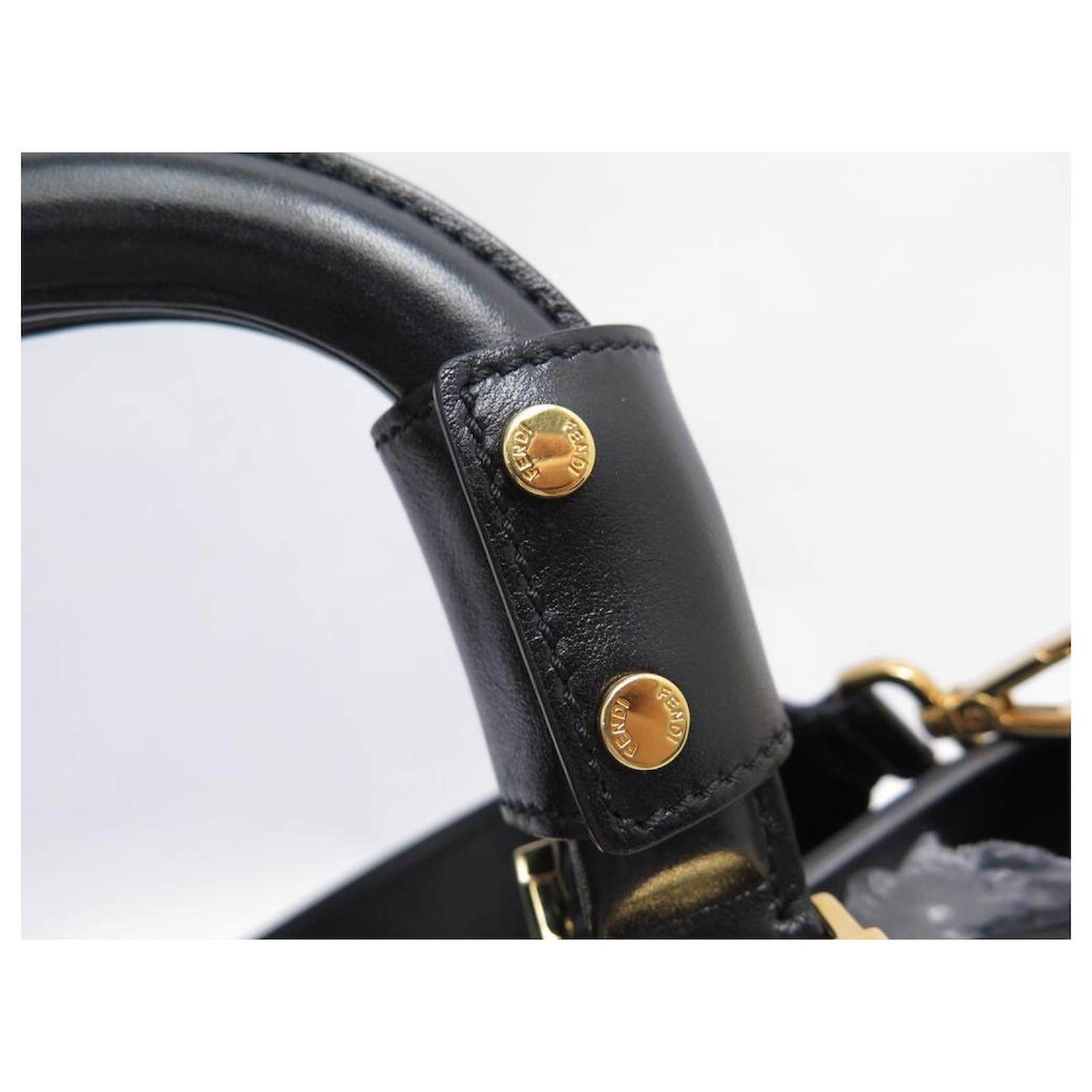 Fendi Black Bag Strap Leather ref.1035156 - Joli Closet