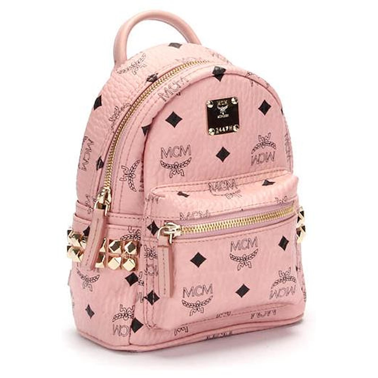 MCM Backpack Pink Cloth ref.358533 - Joli Closet