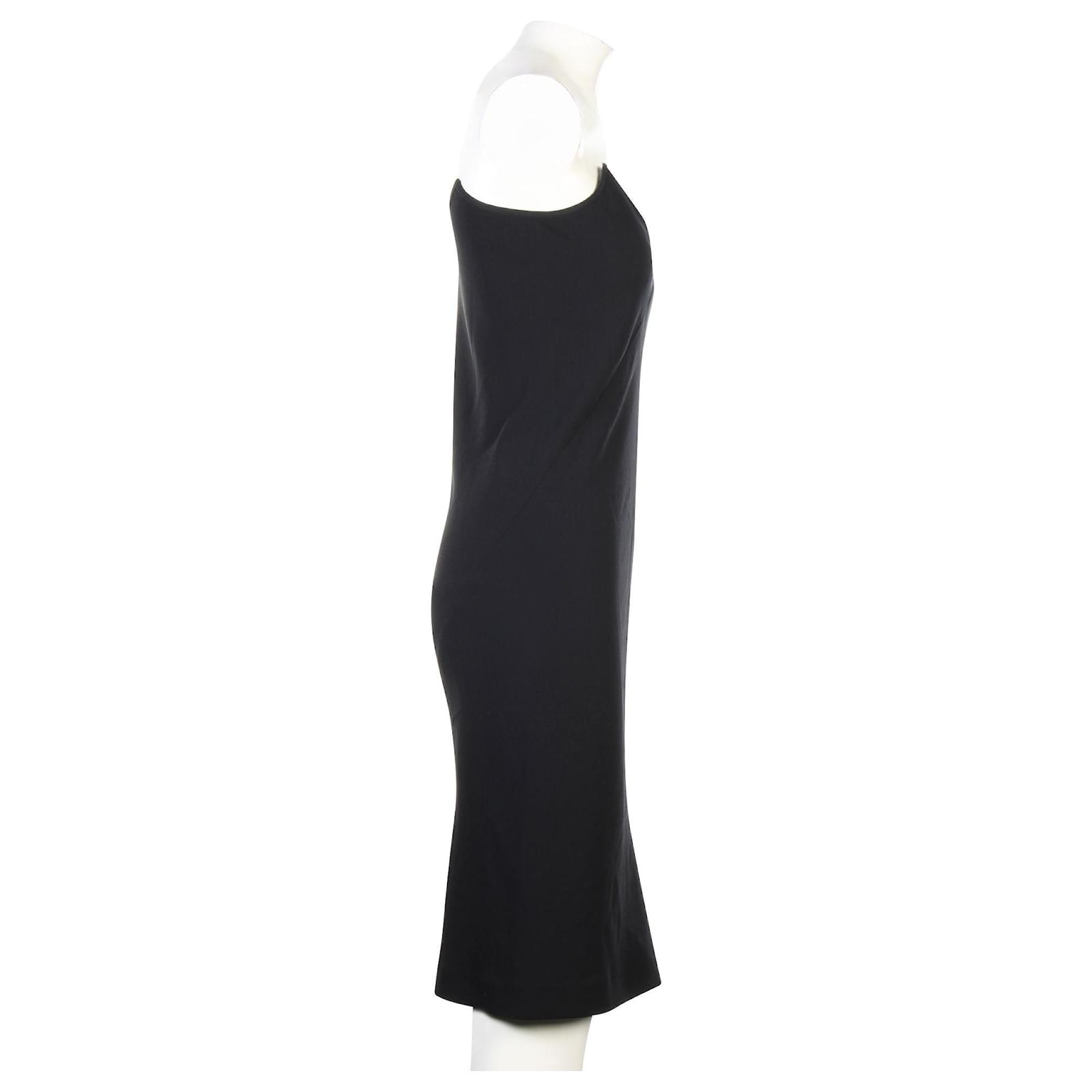 Dkny Black Dress With Transparent 
