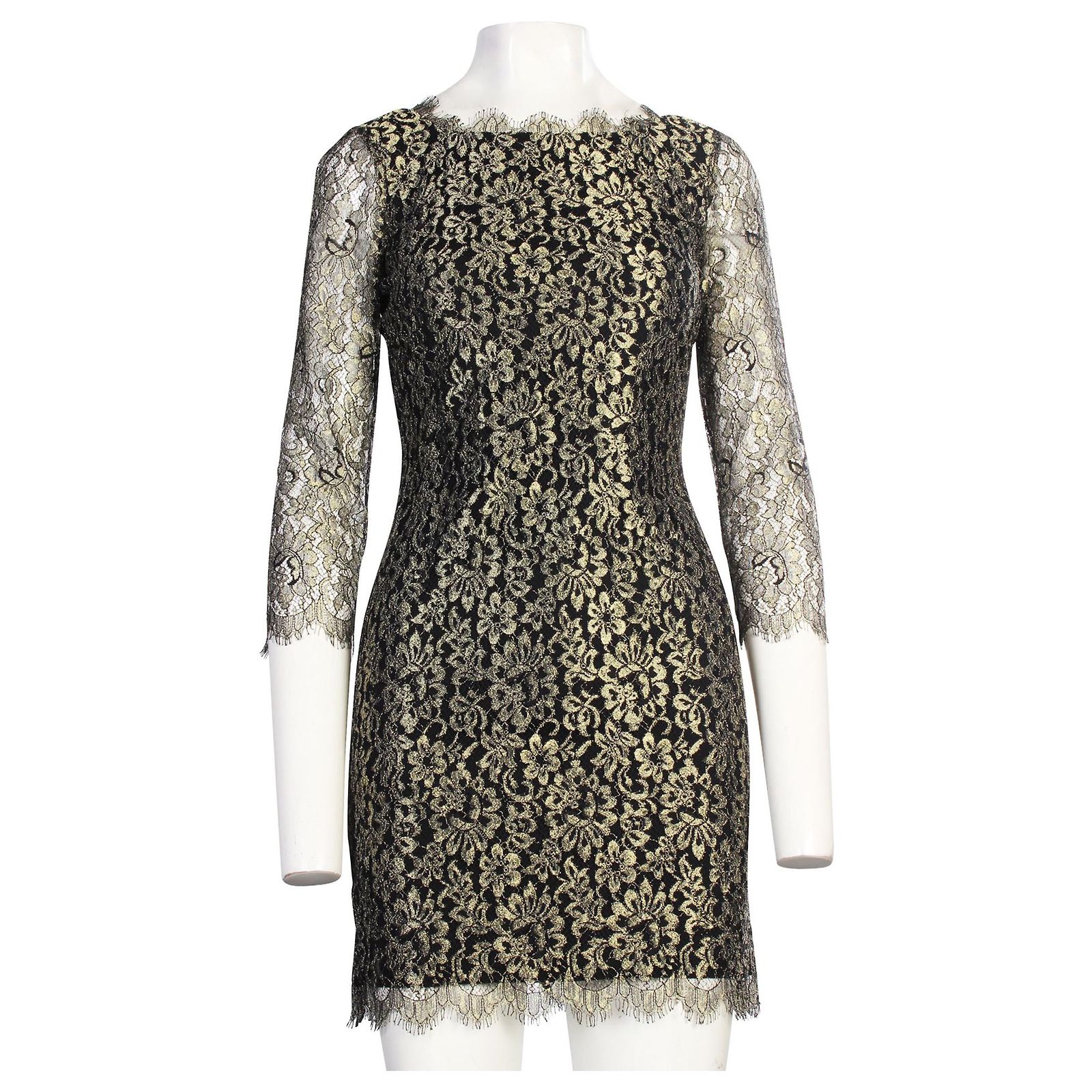Haut Diane Von Furstenberg (DVF) En Soie Métallisé - Taille 12 - Neuf Avec étiquettes - Modèle Rebekah