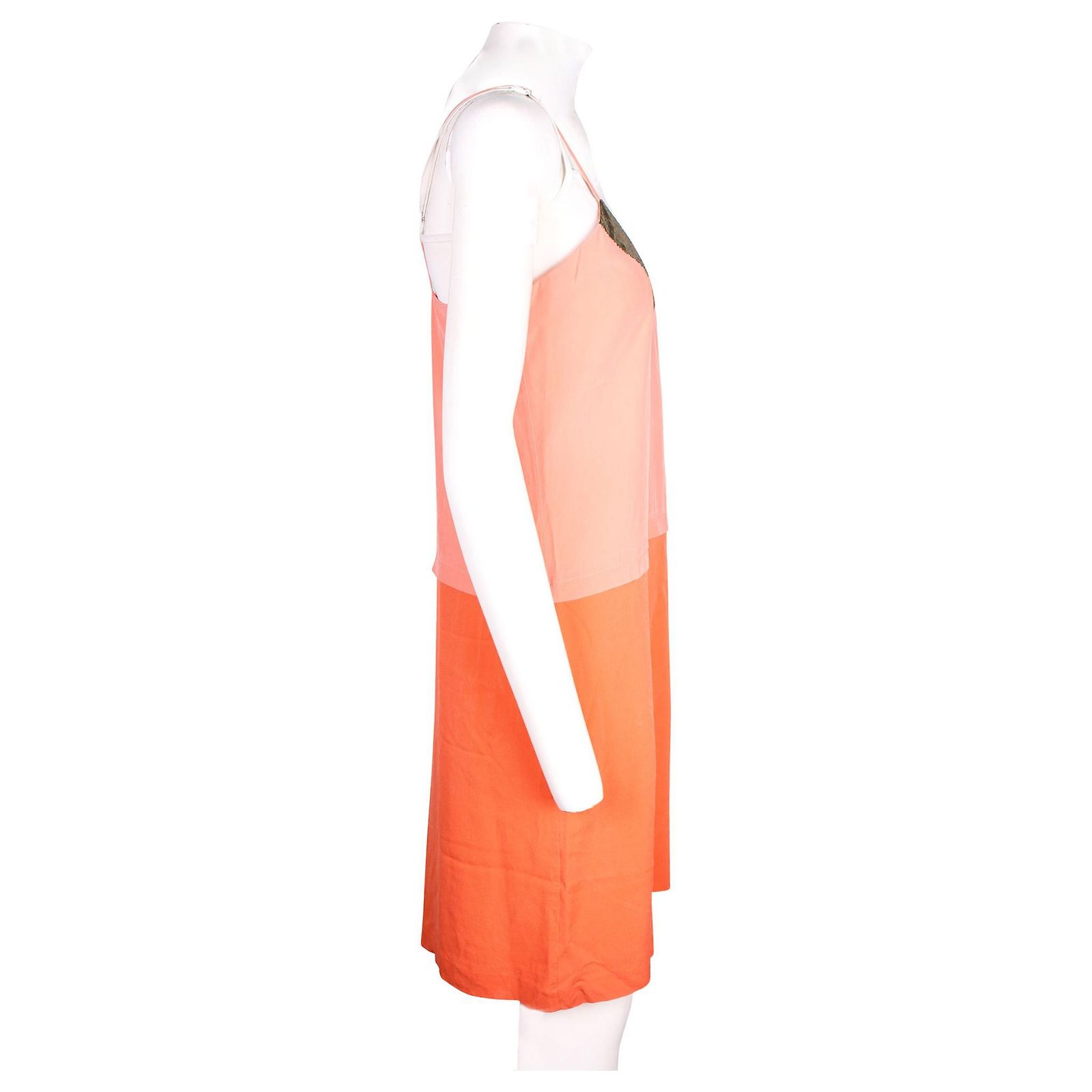 Robe Cocktail Diane Von Furstenberg 'Wilma Joon' En Velours - Imprimé Tigre Doré - Taille US 6 - Neuf Avec Défauts