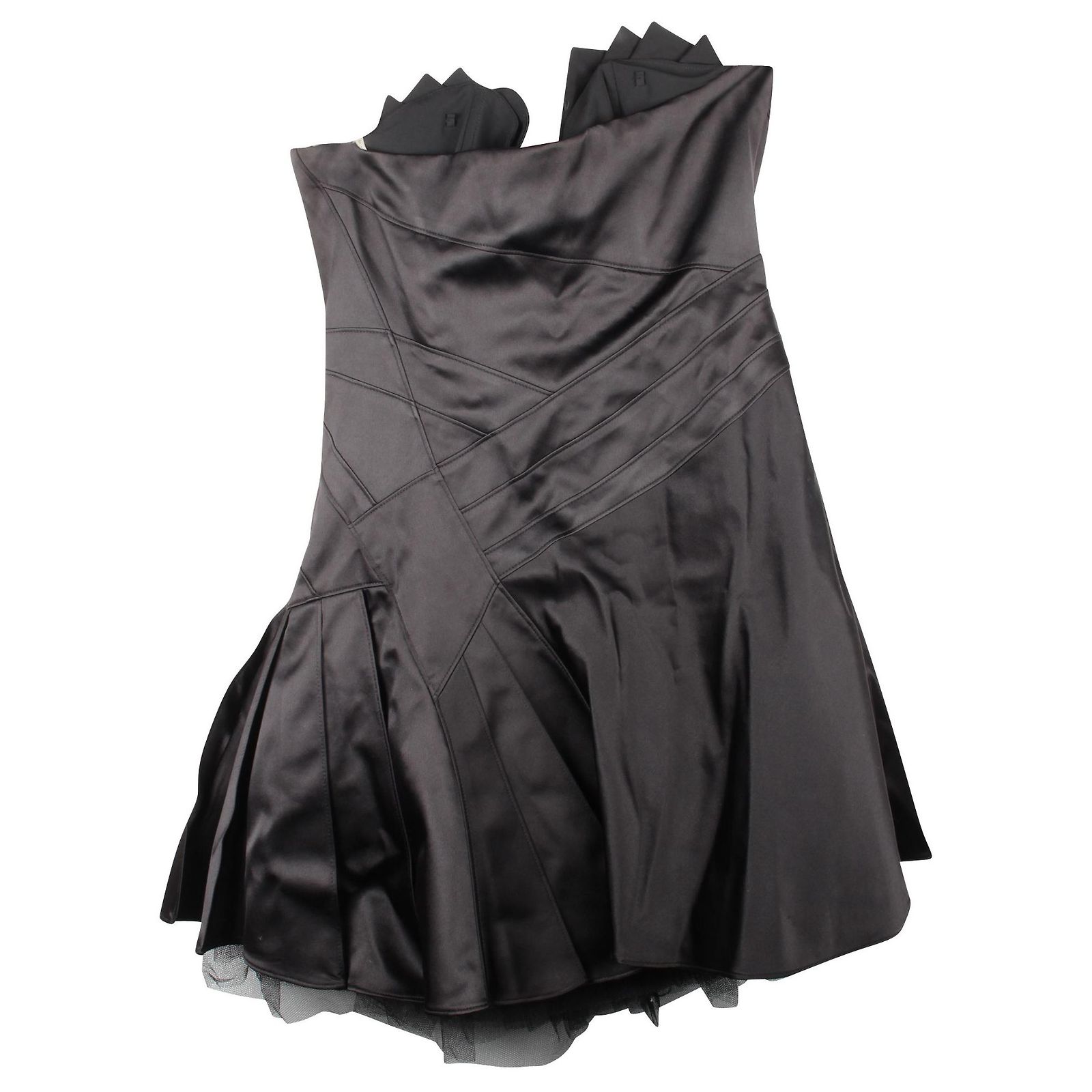Robe Cocktail Noire Karen Millen Taille 8 - Neuve Avec étiquette, Style Fit & Flare