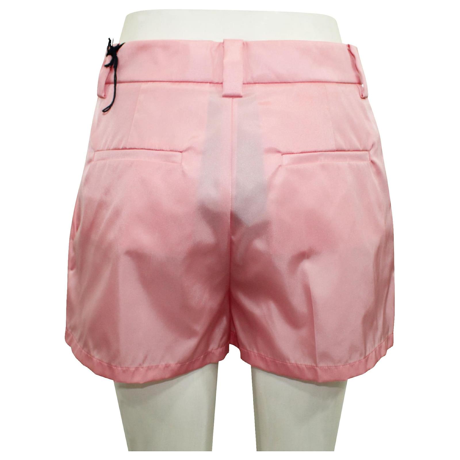 ショートパンツ PRADA SS23 Pink nylon shorts (22H826S2011WQ8 F0028) Prada - Re-Nylon pink shorts 22H826S2011WQ8 - shop with