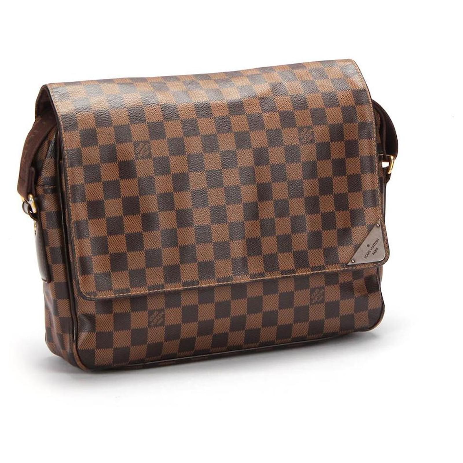 Louis Vuitton Damier Ebene Shelton MM - Brown Crossbody Bags
