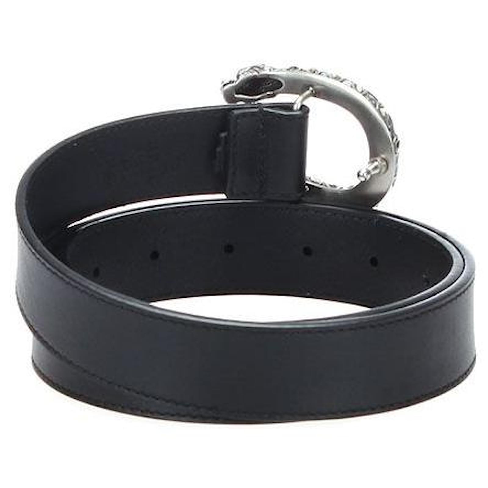 Gucci Dionysus Leather Belt Black ref.361452 - Joli Closet