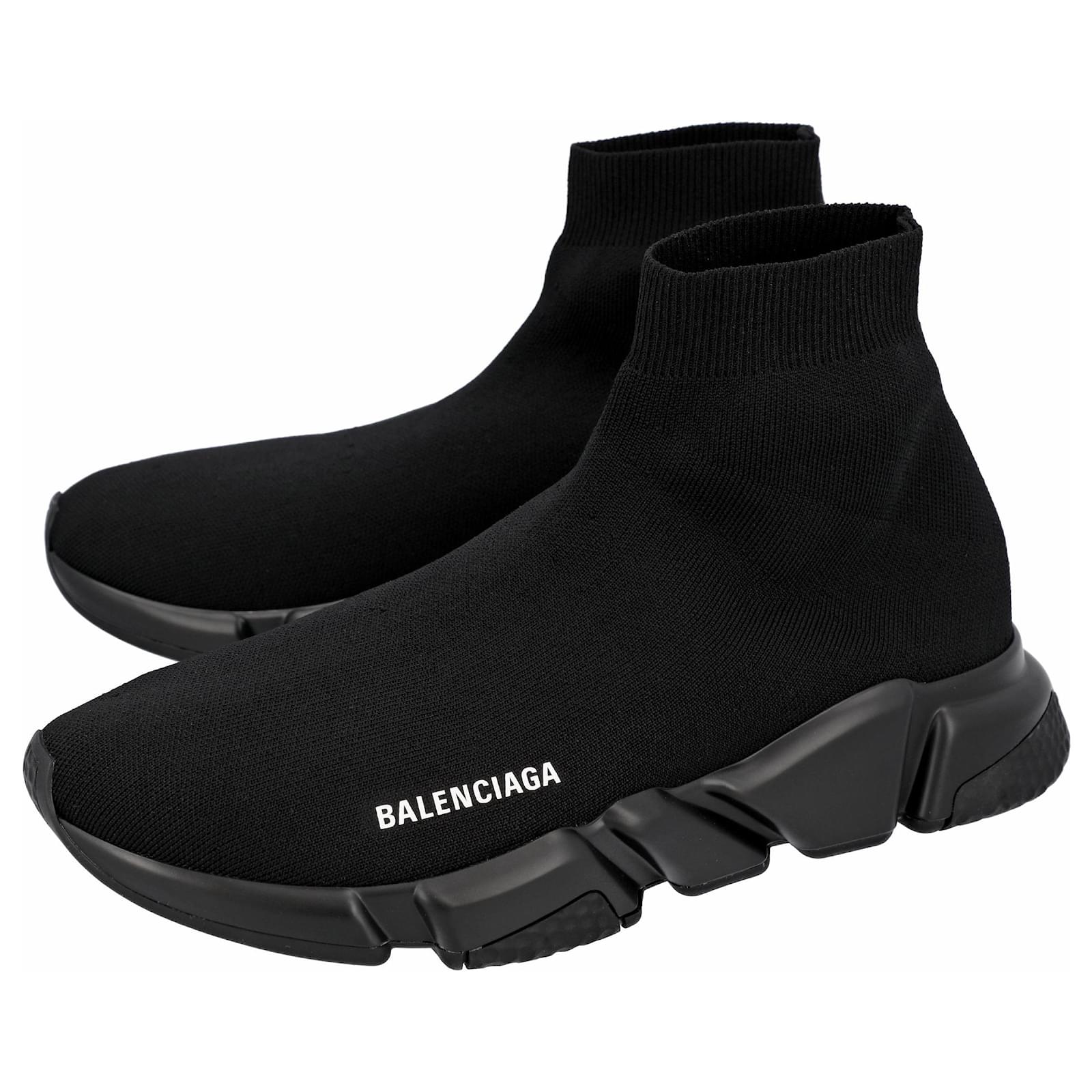 Balenciaga Speed Trainer Lace Up Black Red Herren  560237W1HP01000  DE