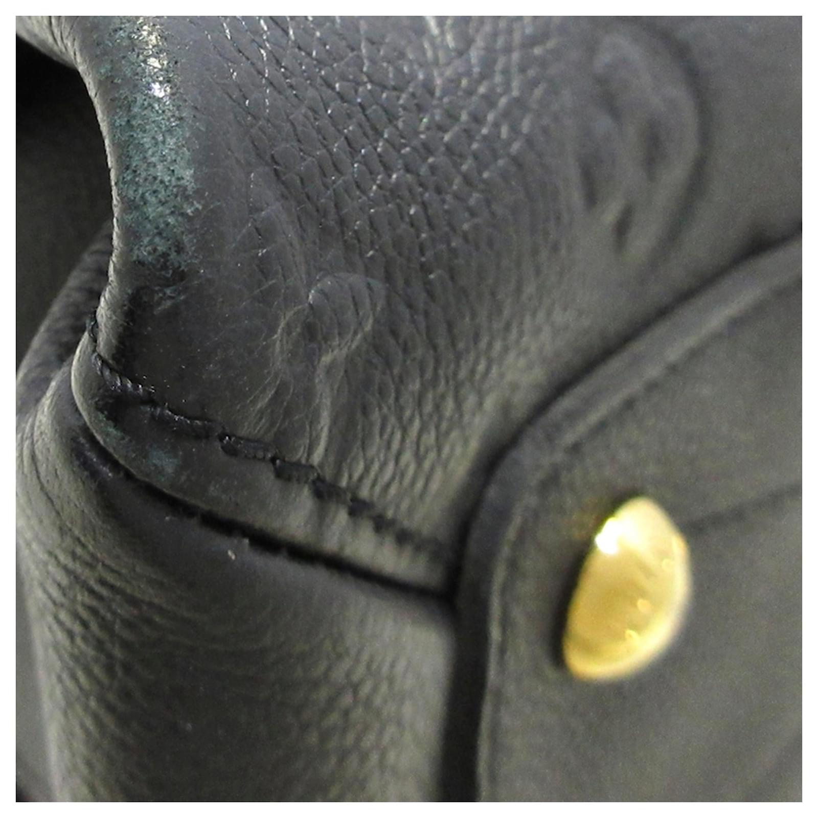 Louis Vuitton Black Monogram Empreinte Vosges MM Pony-style calfskin  ref.362984 - Joli Closet