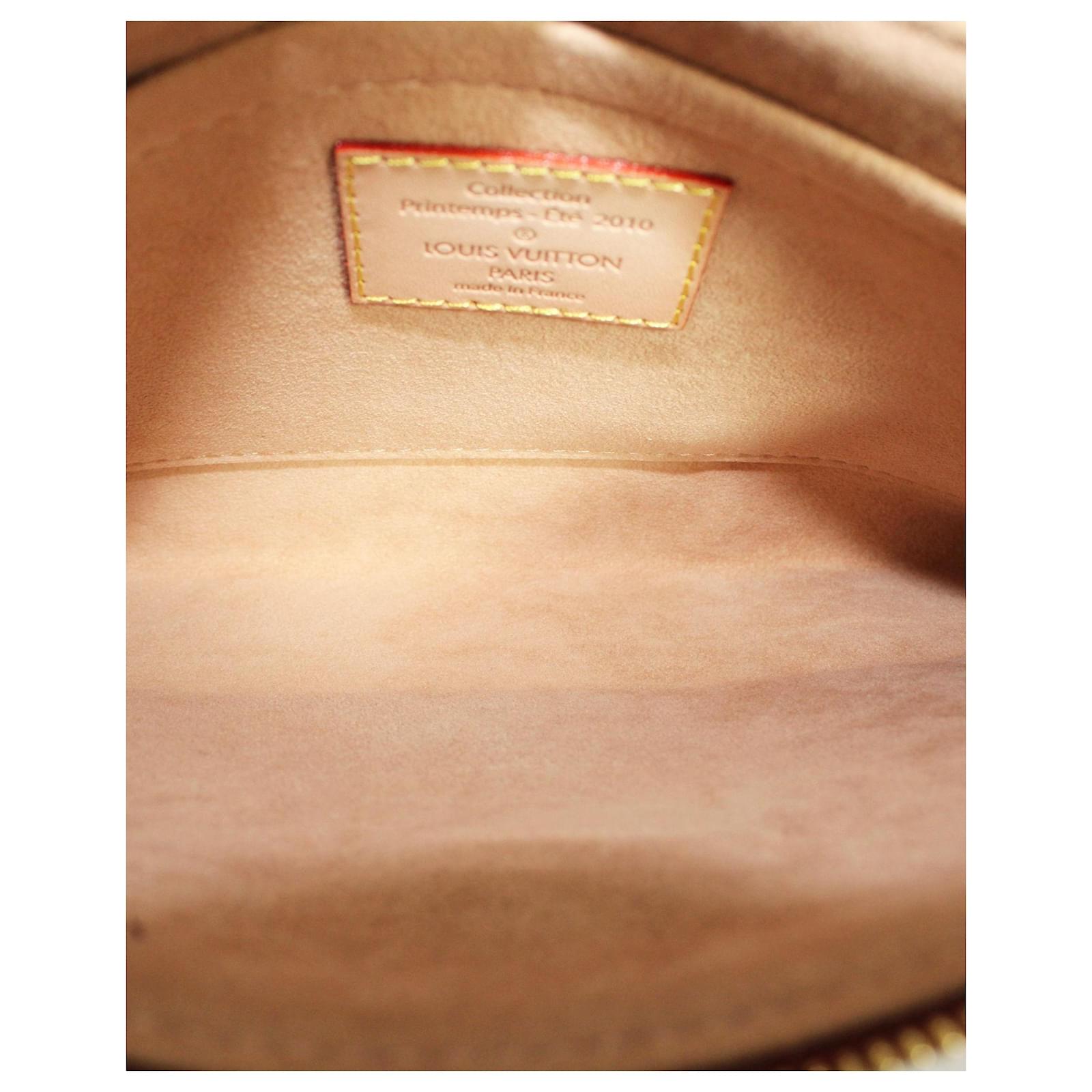 Louis Vuitton Limited Peche Monogram Eden Zoe Bag Golden Metallic Leather  ref.363687 - Joli Closet