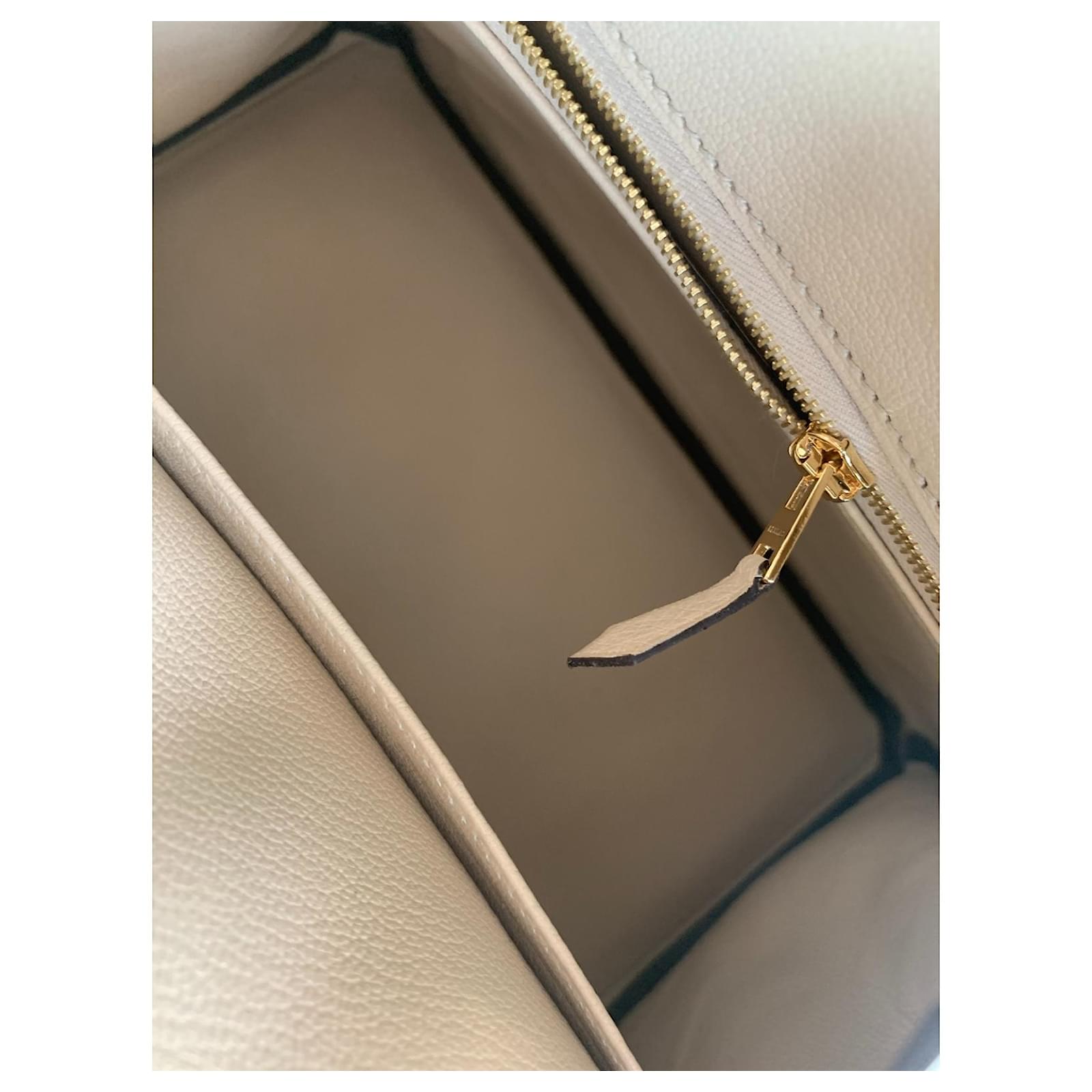 Hermès HERMES BIRKIN 25 cm Beige Ostrich leather ref.363869 - Joli